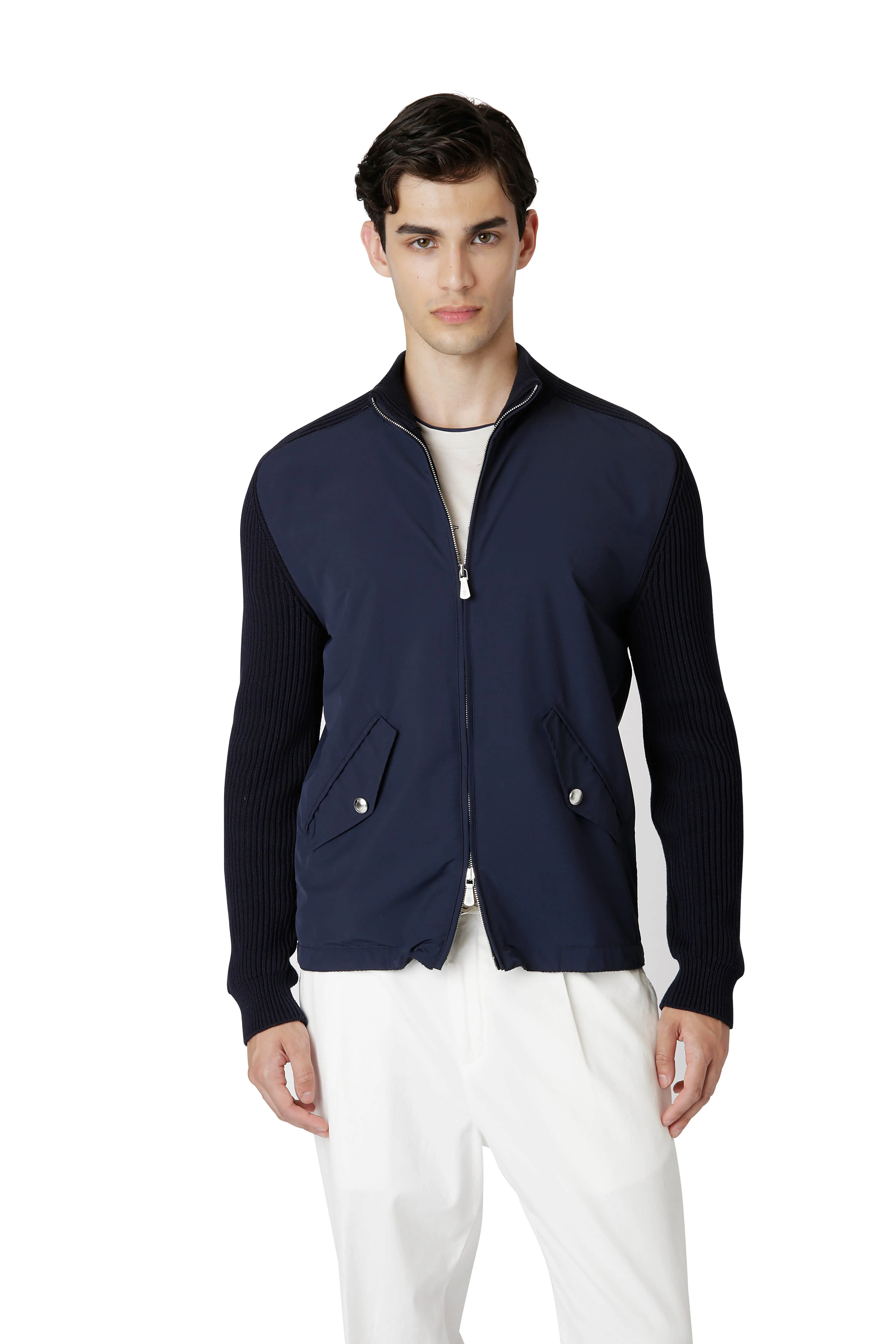 TWO-MATERIAL JACKET sold by Eleventy product image thumbnail 2