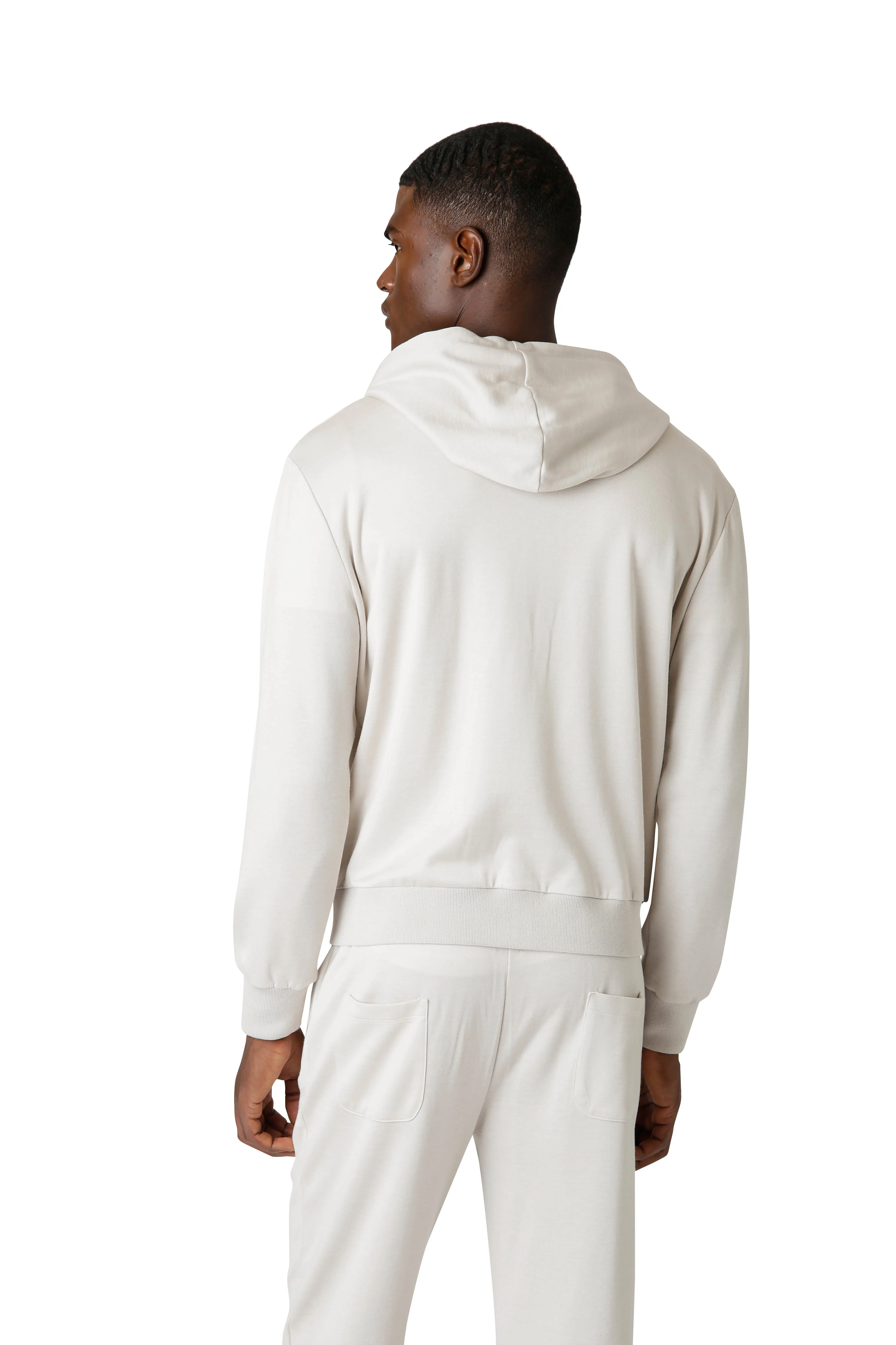 FULL ZIP HOODED SWEATSHIRT sold by Eleventy product image thumbnail 4