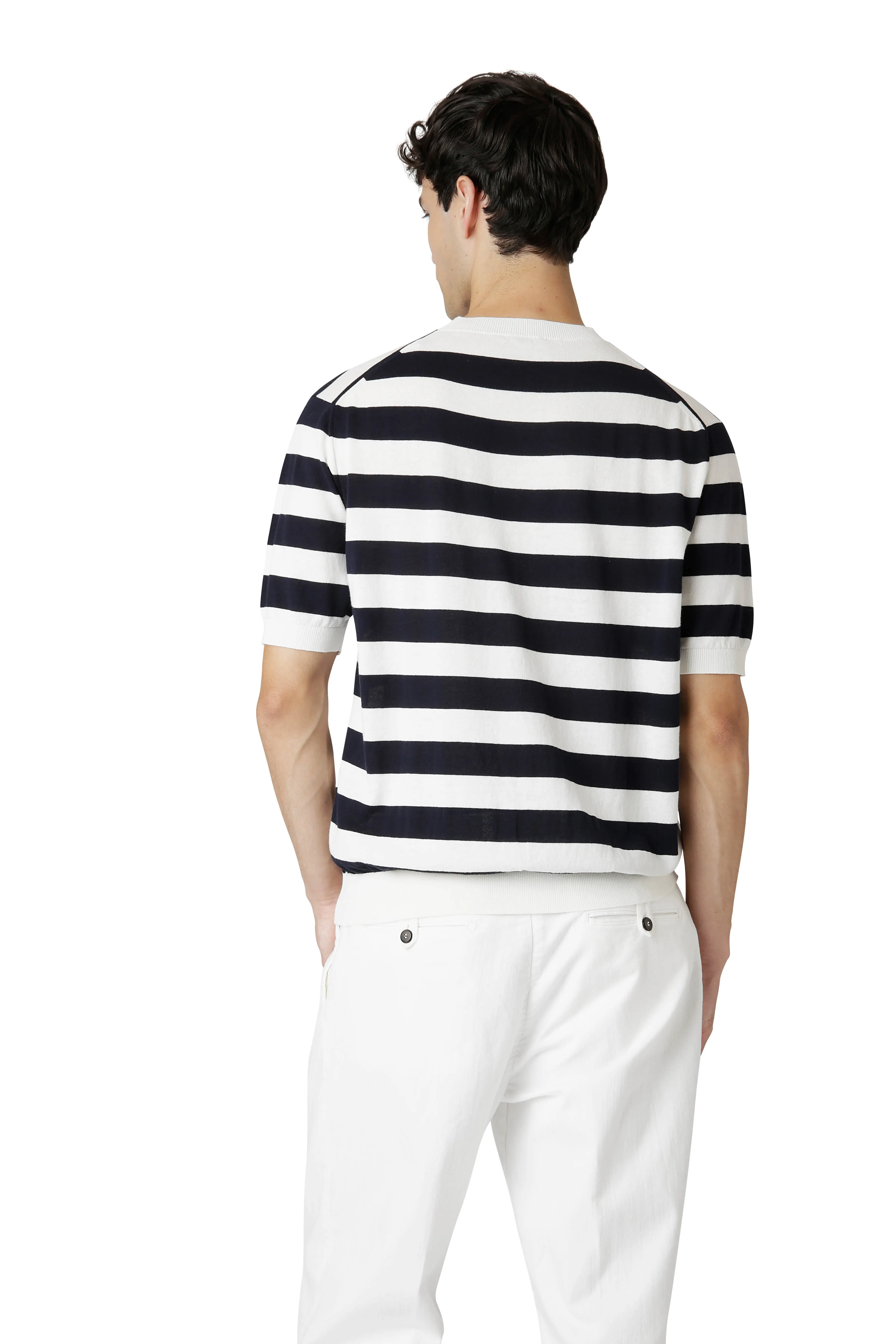 CREWNECK SWEATER MM EMBROIDERY sold by Eleventy product image thumbnail 4