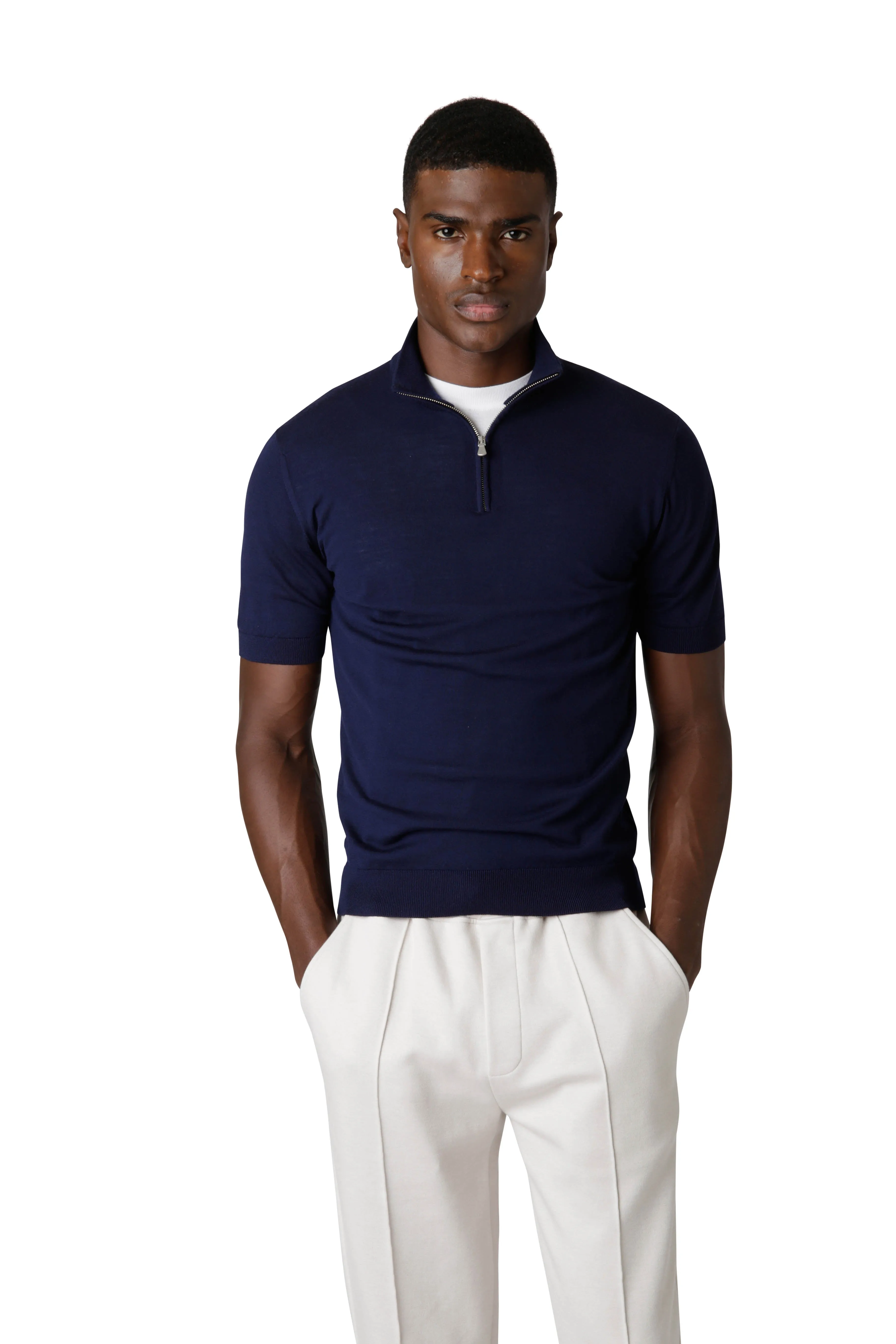 HALF-ZIP SWEATER sold by Eleventy product image thumbnail 2