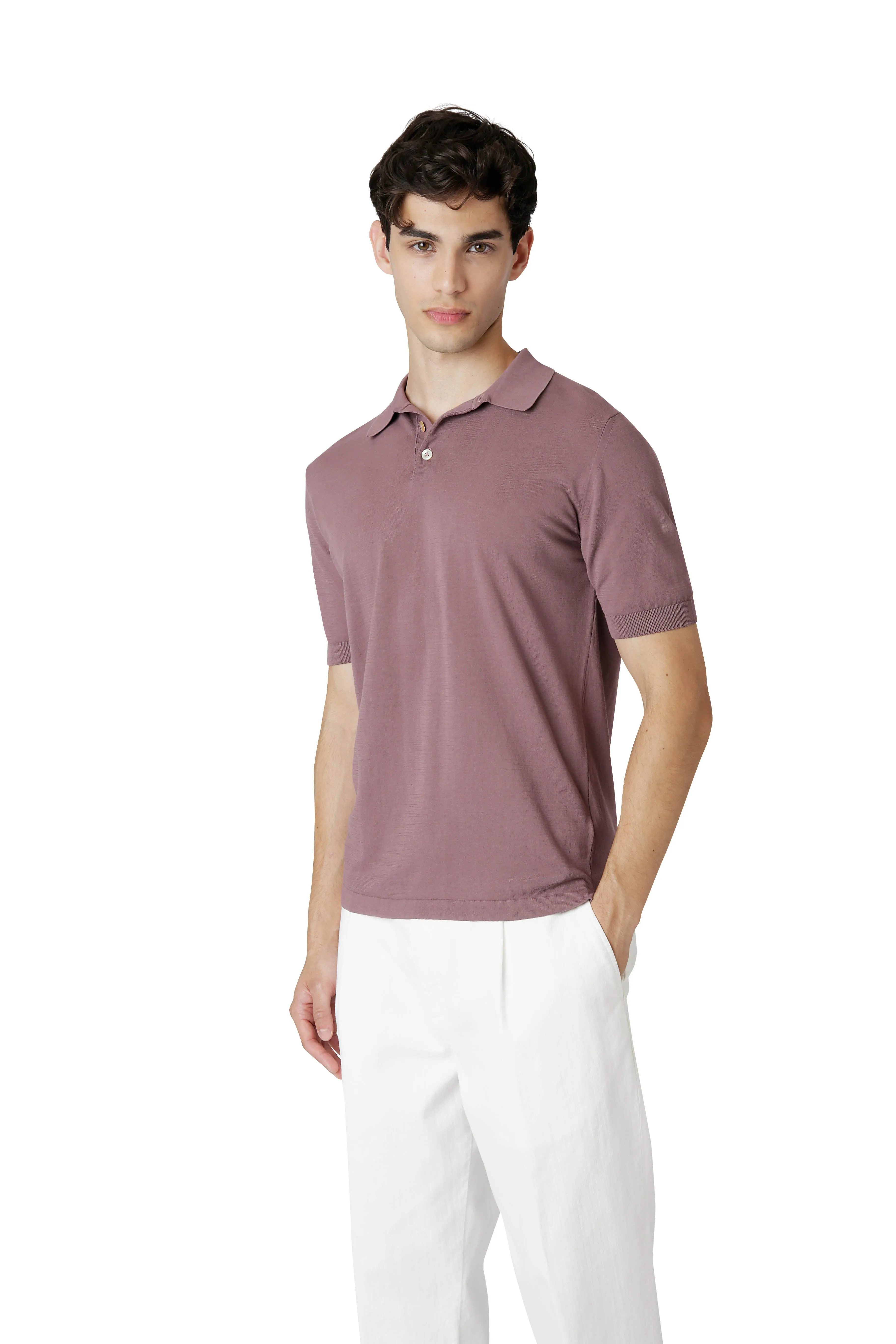 HALF SLEEVE POLO SHIRT sold by Eleventy product image thumbnail 3