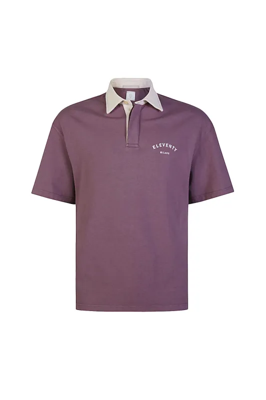 3 MM BT POLO SHIRT WITH ELEVENTY PRINT sold by Eleventy