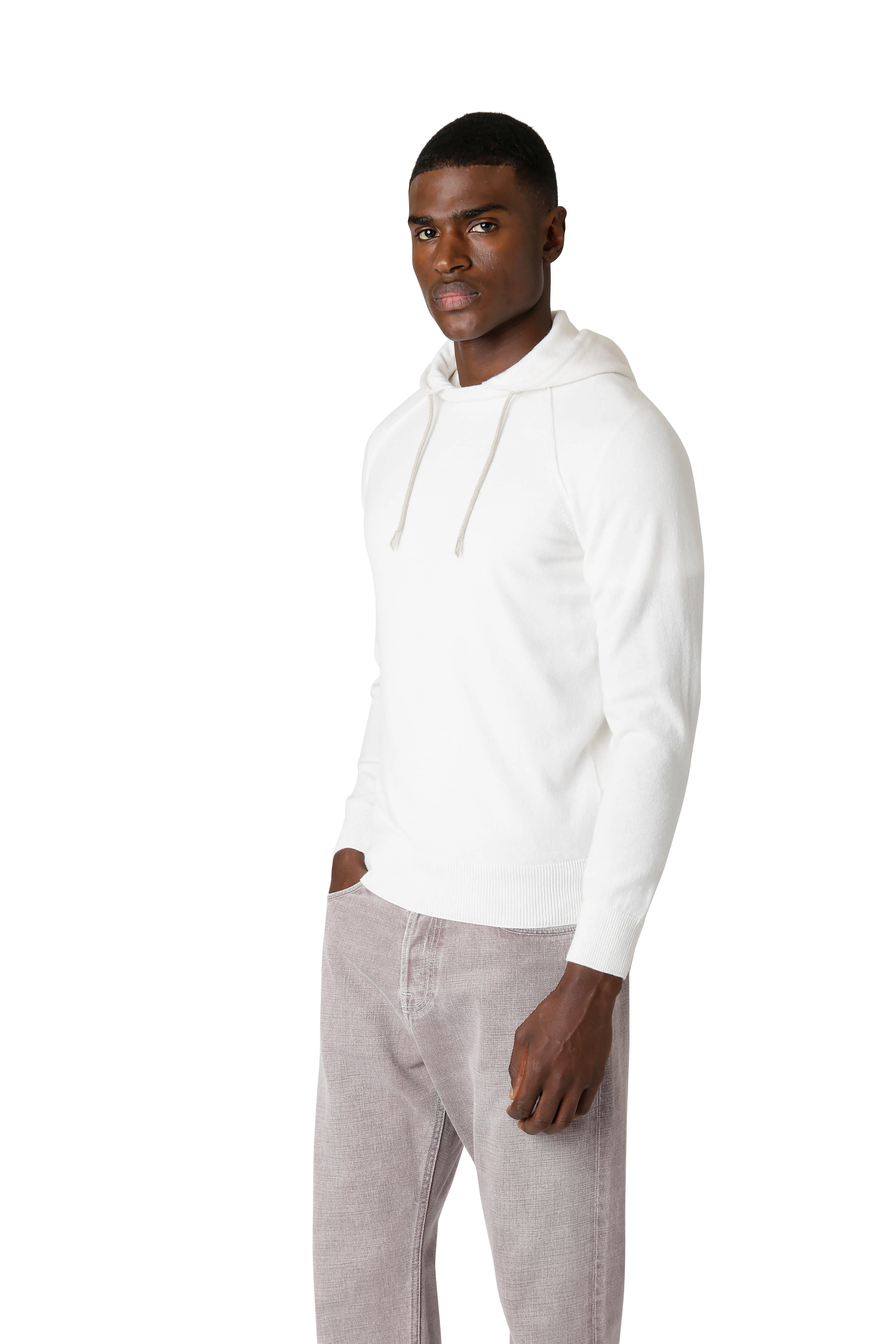 CREWNECK SWEATER WITH HOOD sold by Eleventy product image thumbnail 3