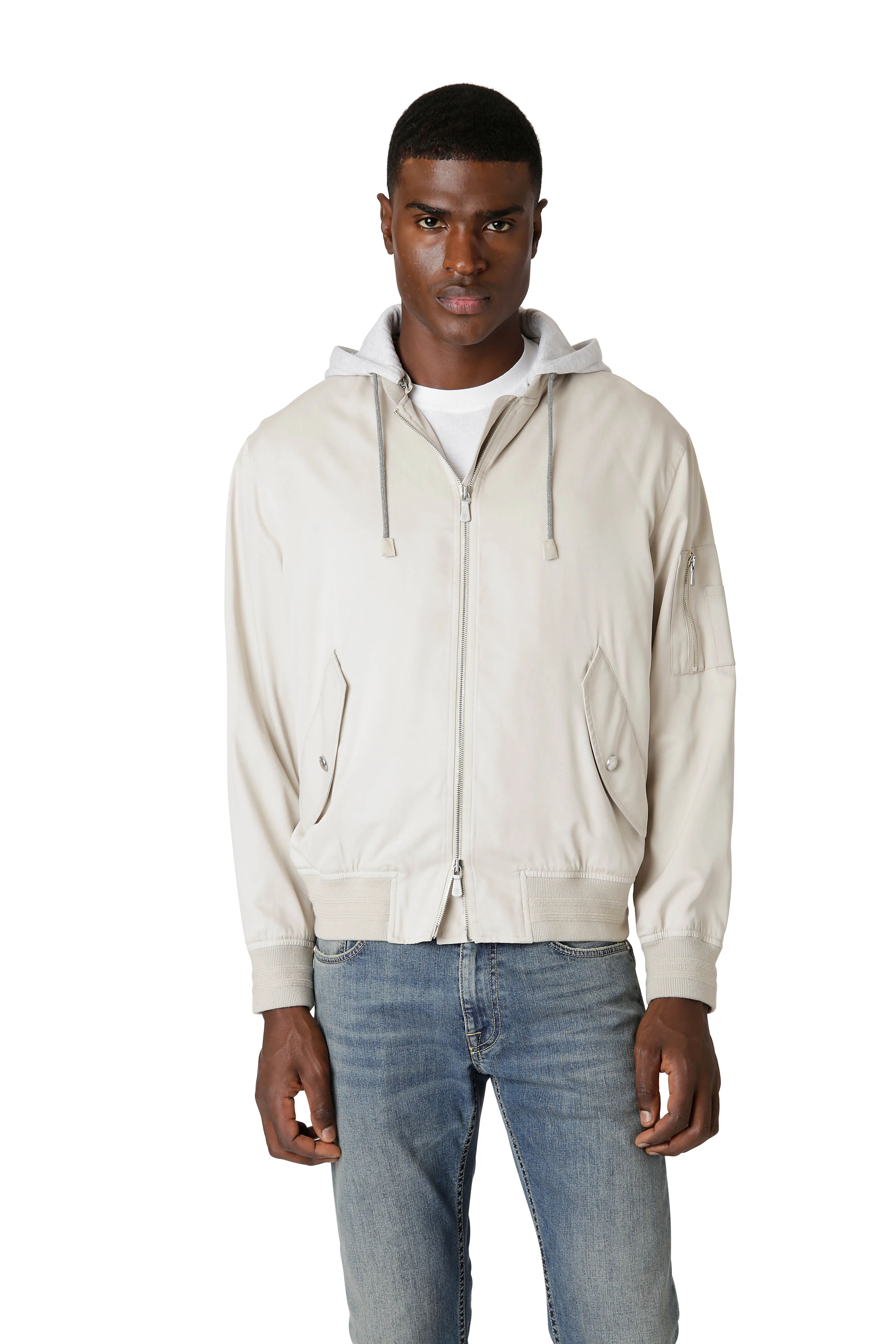 HOODED SWEATSHIRT JACKET sold by Eleventy product image thumbnail 2