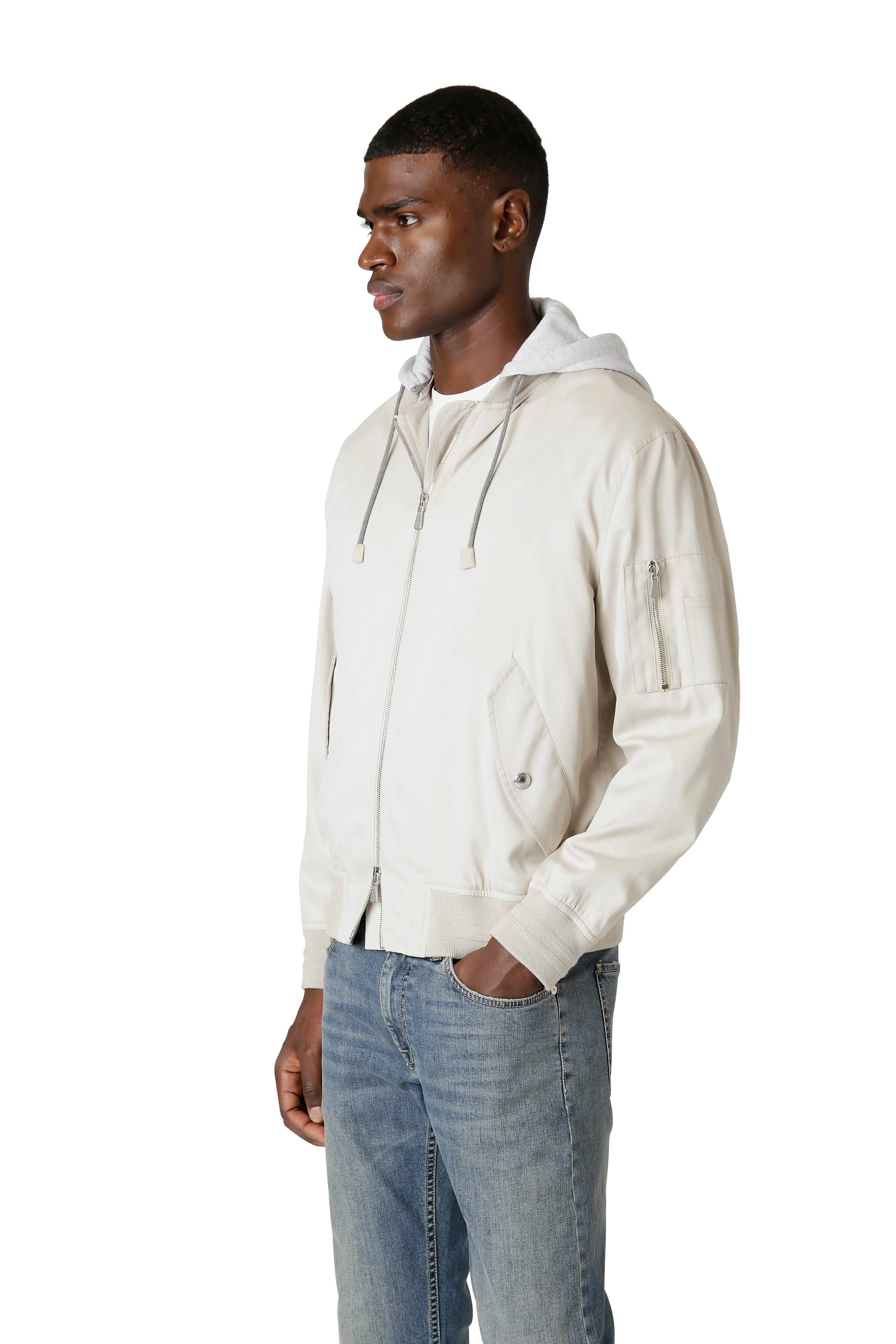 HOODED SWEATSHIRT JACKET sold by Eleventy product image thumbnail 3