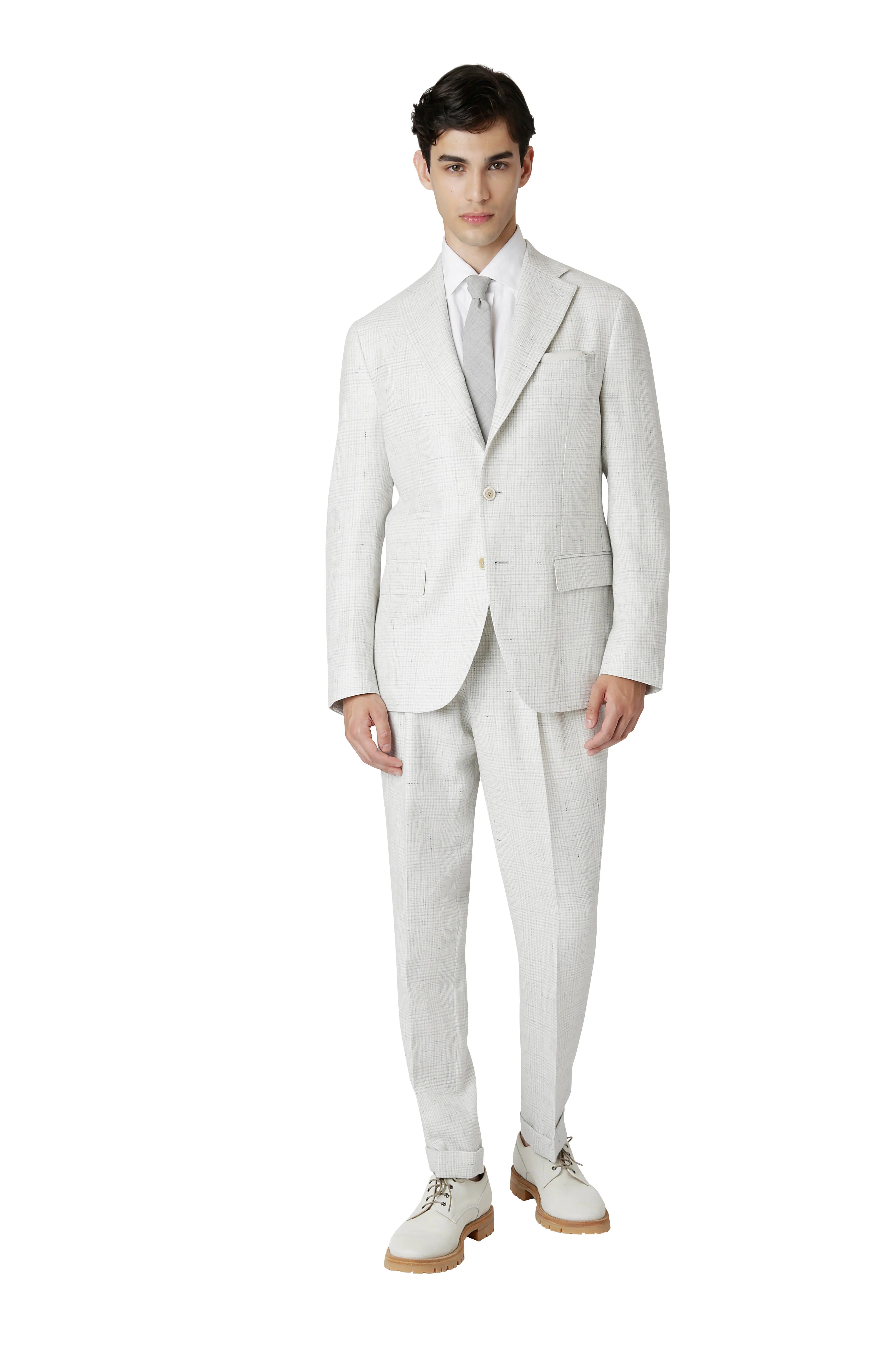 SINGLE-BREASTED PANT PLEAT SUIT sold by Eleventy product image thumbnail 2