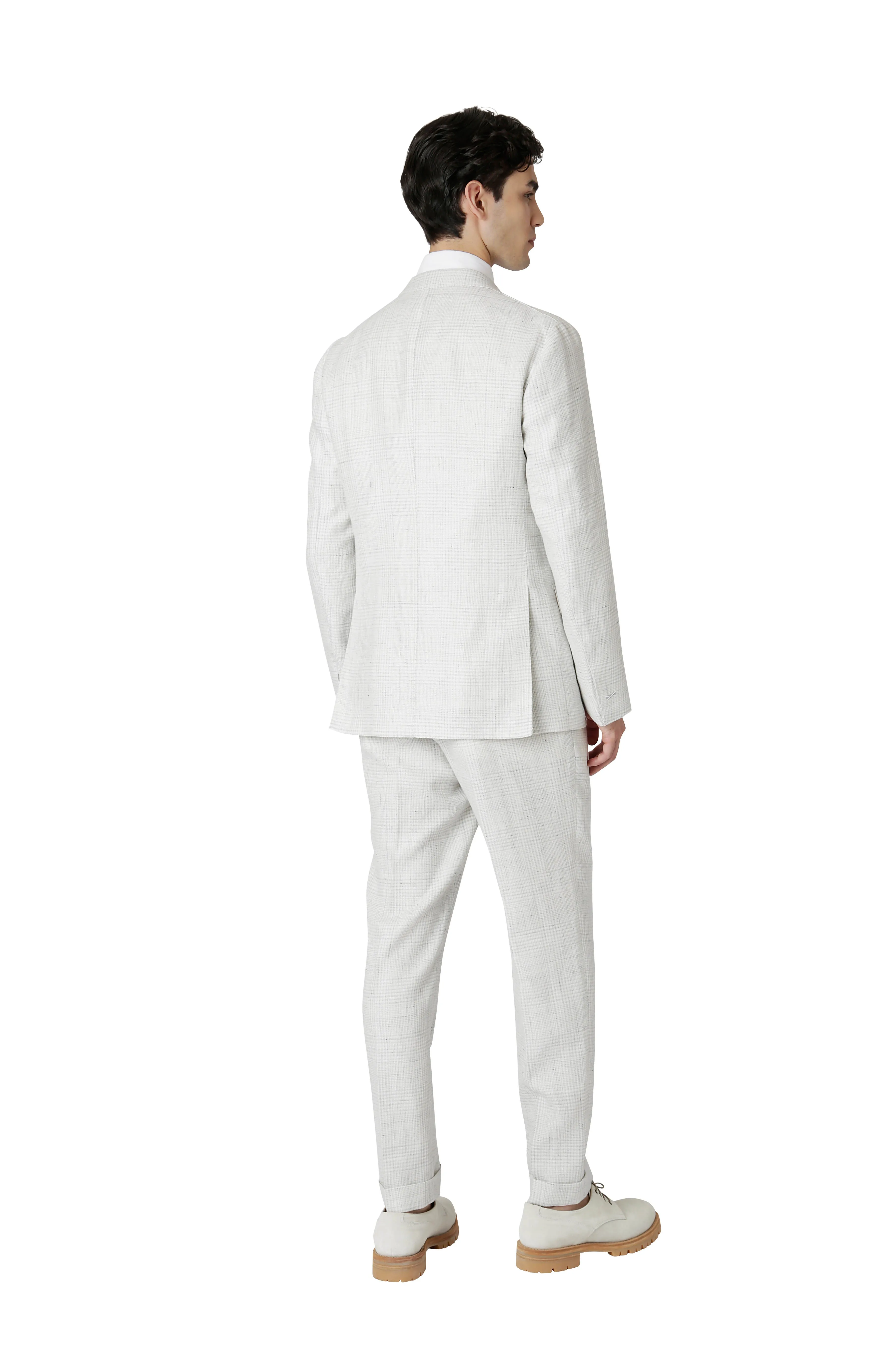 SINGLE-BREASTED PANT PLEAT SUIT sold by Eleventy product image thumbnail 3