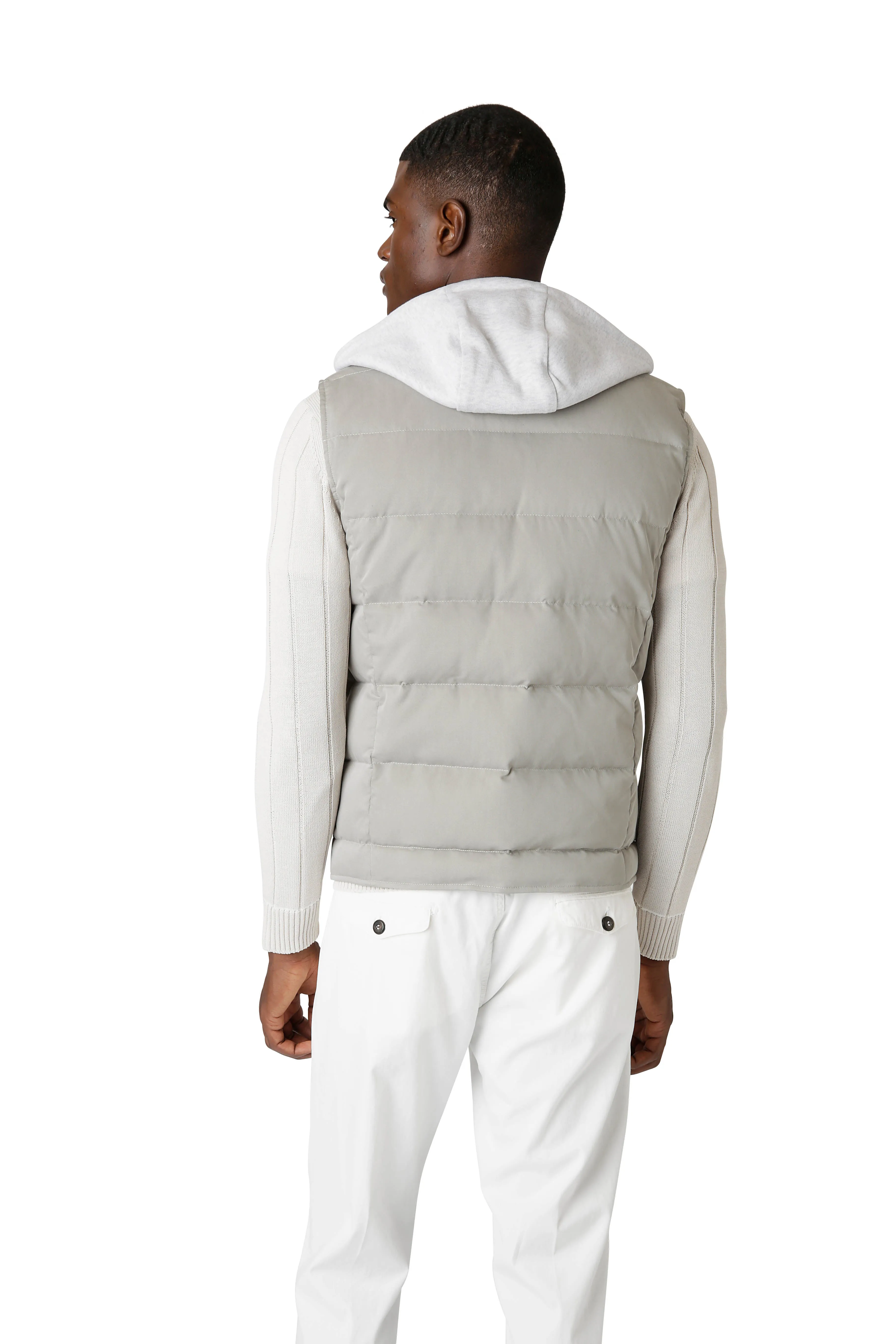 DETACHABLE HOOD VEST sold by Eleventy product image thumbnail 4