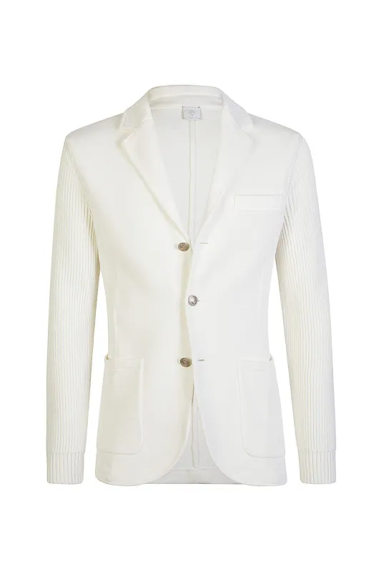 SINGLE-BREASTED KNITTED JACKET sold by Eleventy