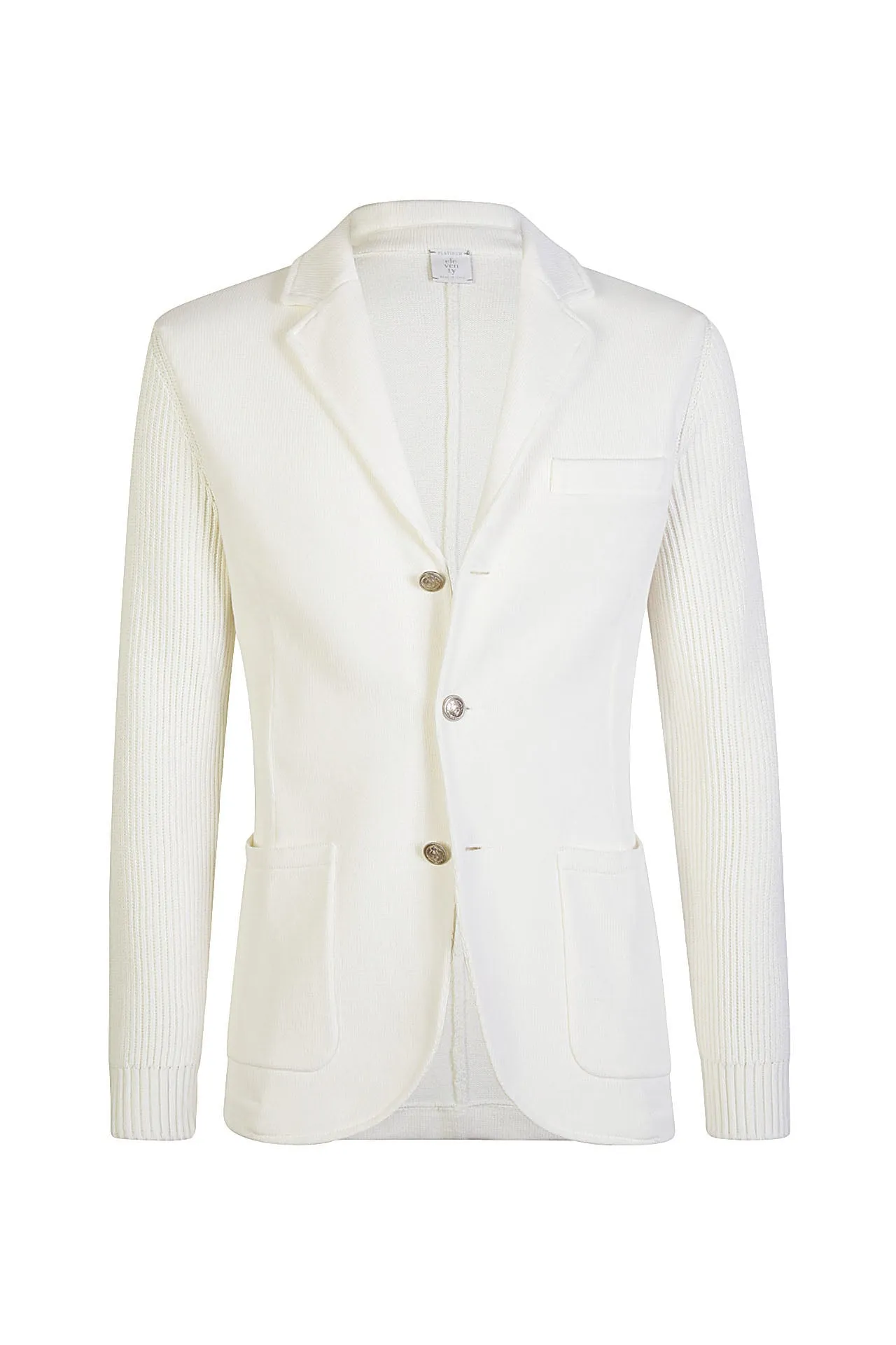 SINGLE-BREASTED KNITTED JACKET sold by Eleventy