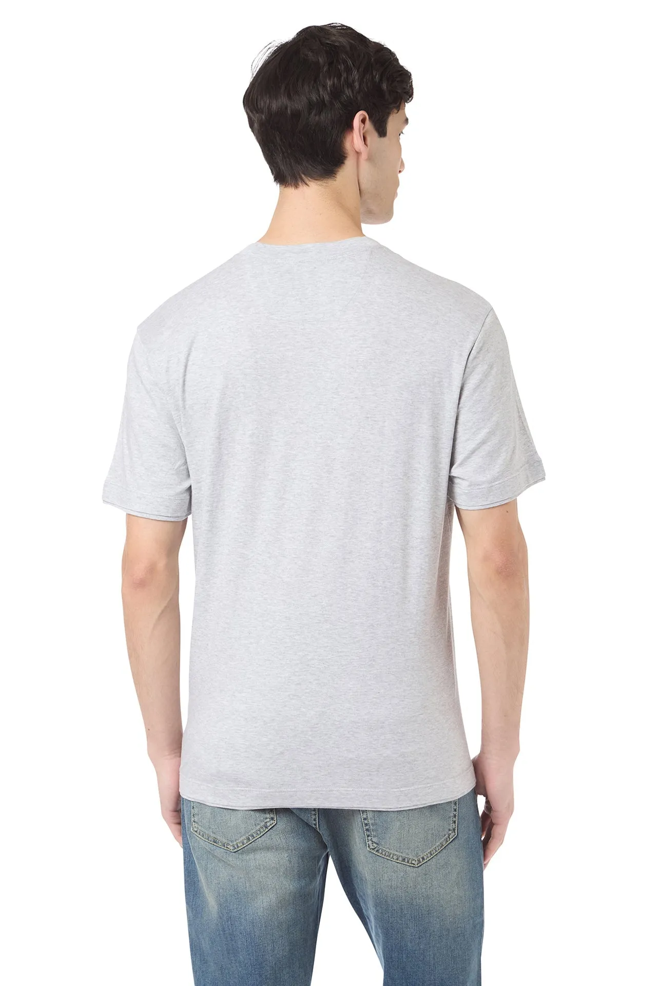 CREWNECK T-SHIRT WITH PIPING sold by Eleventy product image thumbnail 4