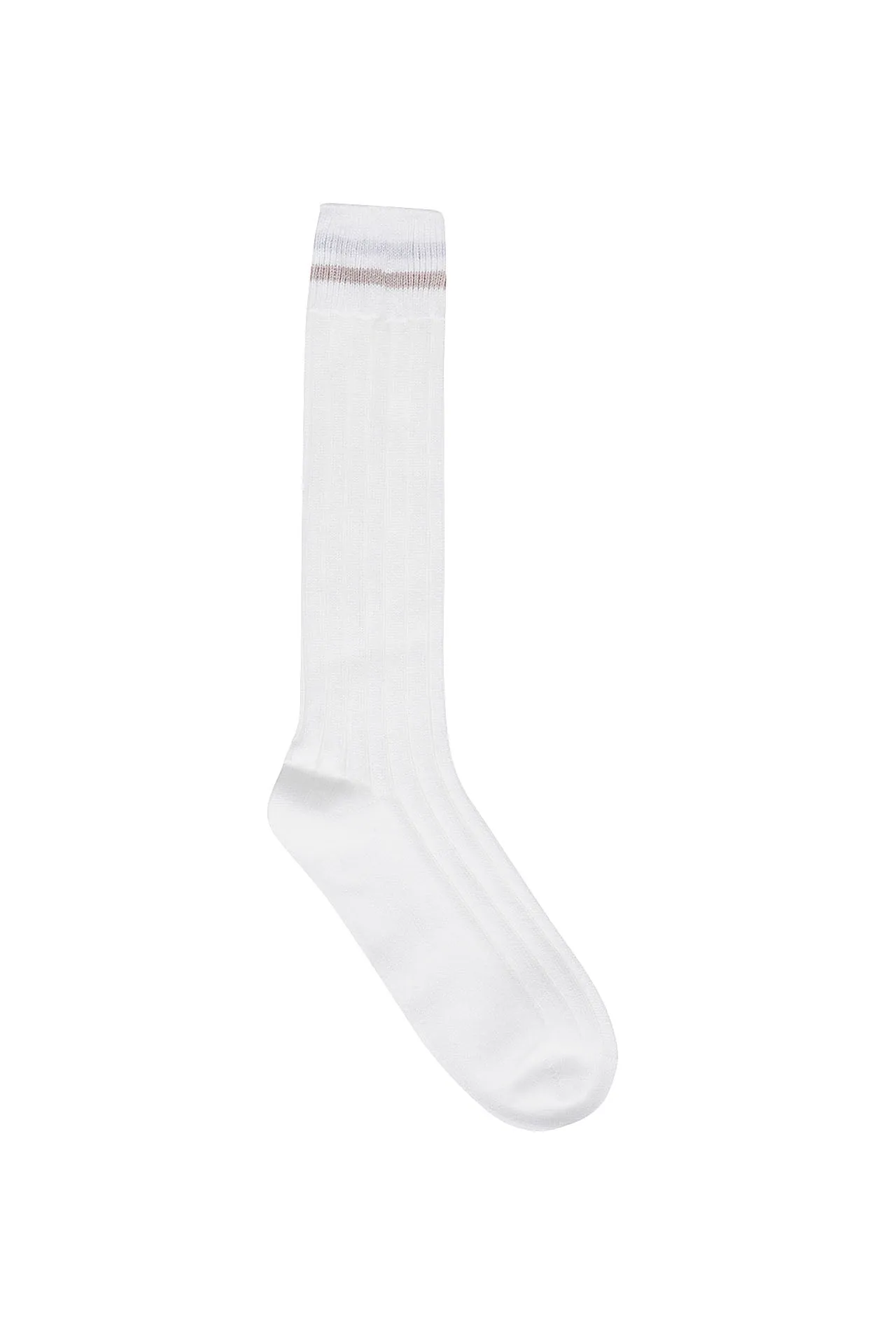 CONTRASTING DOUBLE STRIPE SOCK sold by Eleventy