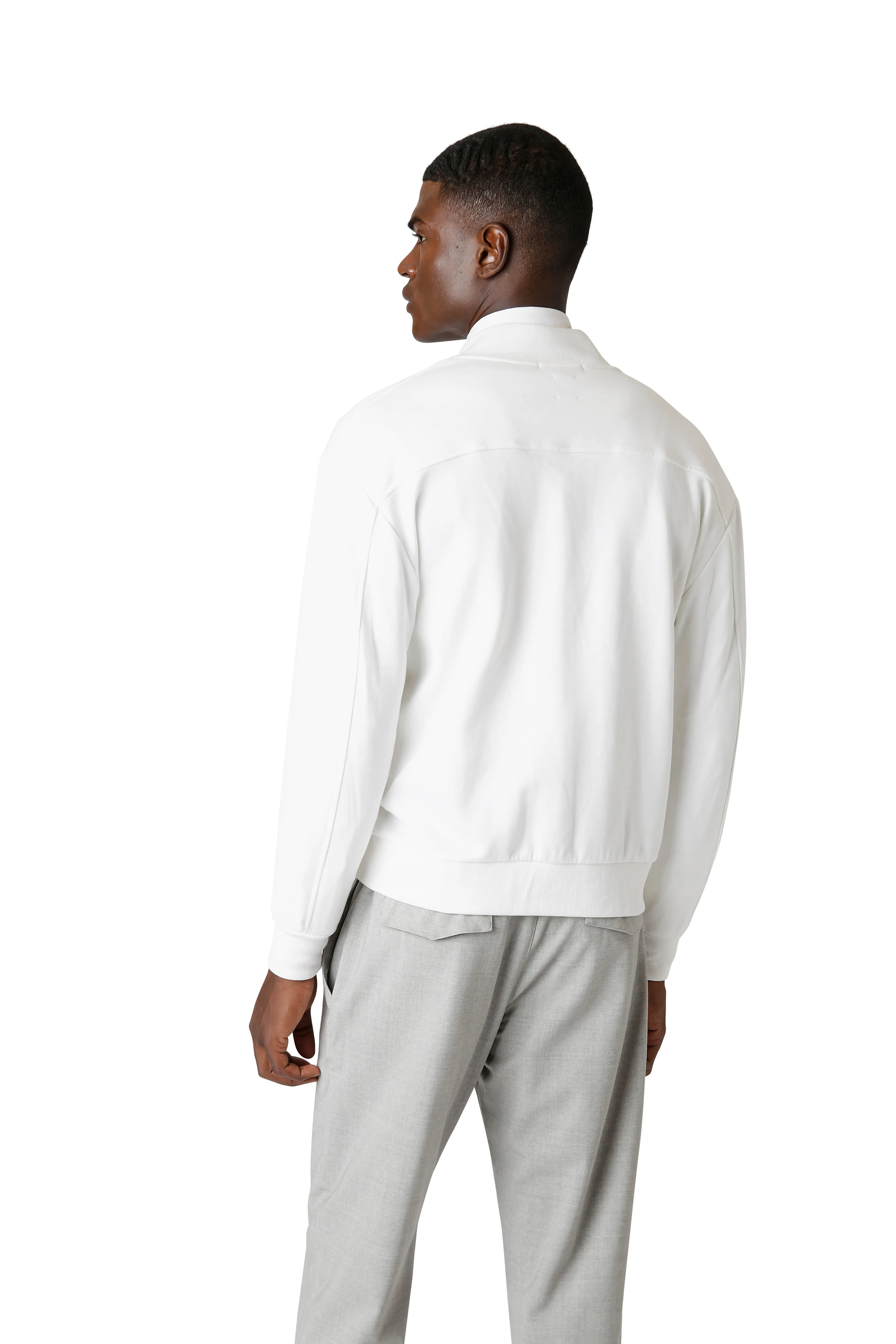 BOMBER JACKET WITH PRESS STUDS sold by Eleventy product image thumbnail 4