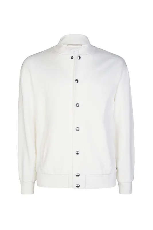 BOMBER JACKET WITH PRESS STUDS sold by Eleventy