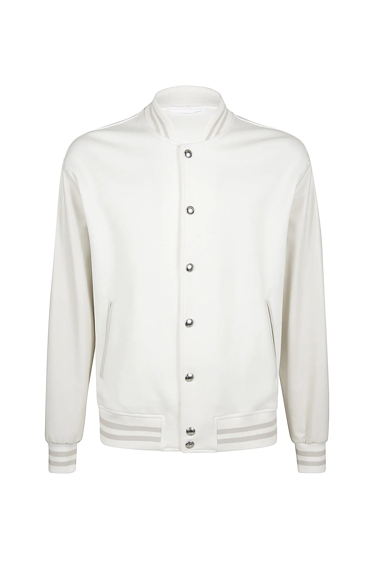 BOMBER JACKET WITH NAPPA SLEEVES sold by Eleventy