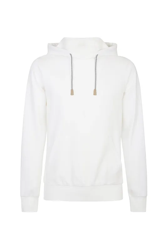 COTTON WOOL HOODIE sold by Eleventy