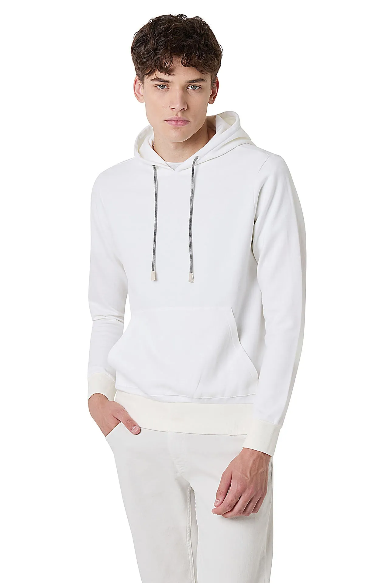 COTTON WOOL HOODIE sold by Eleventy product image thumbnail 2