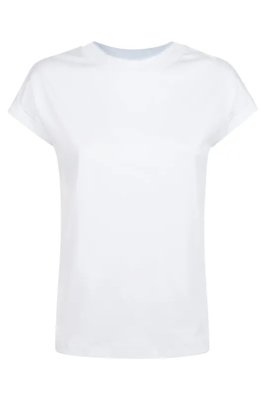 CREW NECK COTTON T-SHIRT sold by Eleventy