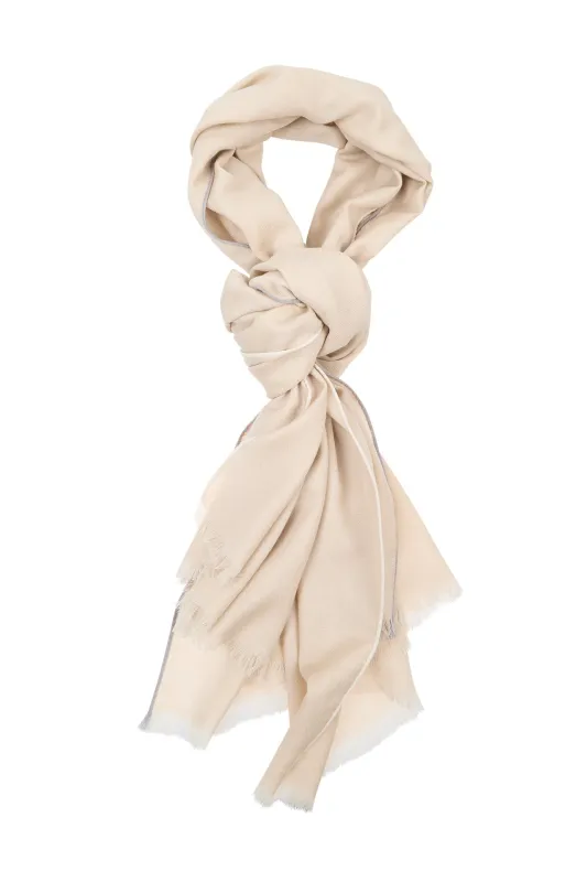 WOOL CASHMERE SILK SCARF sold by Eleventy