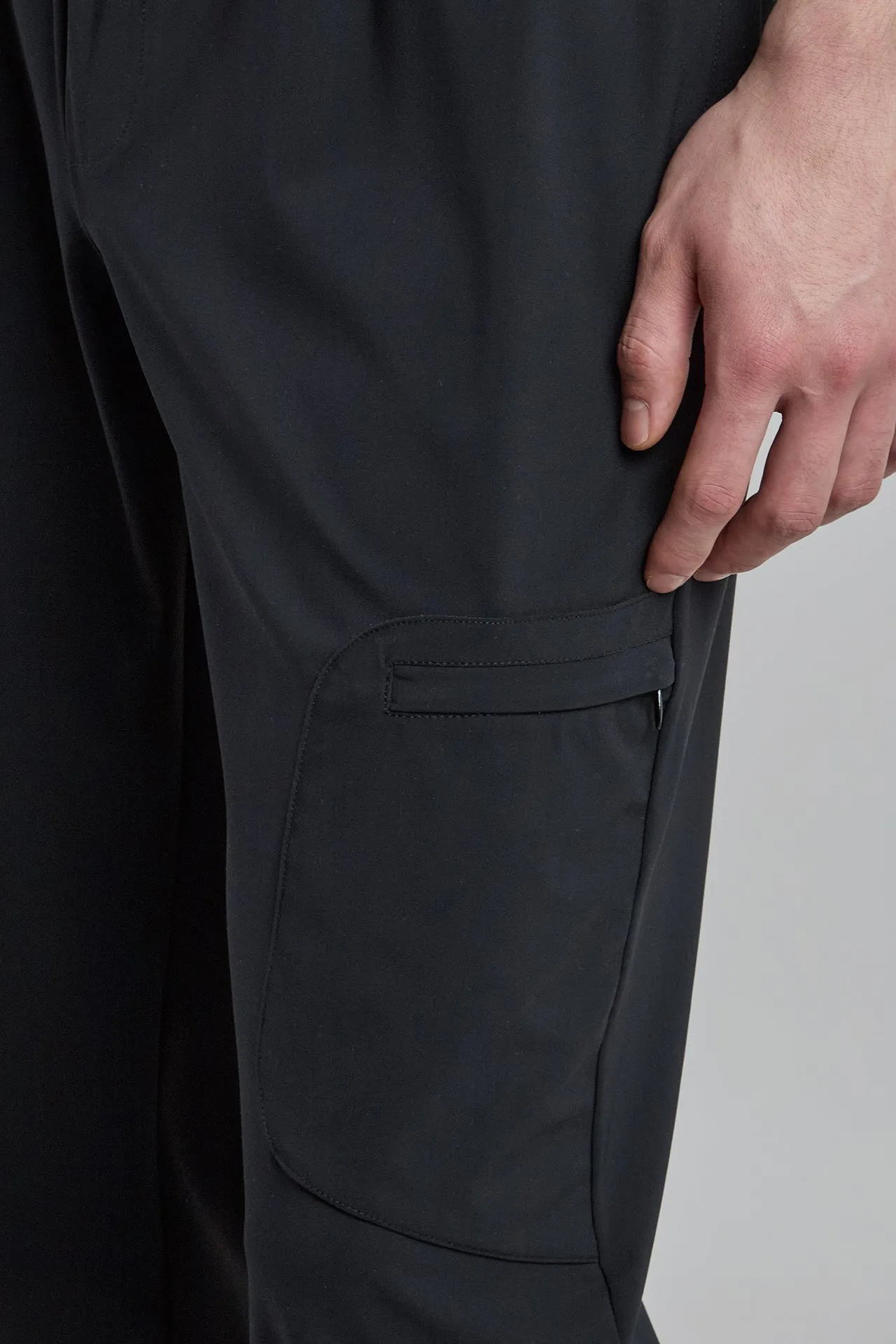 PLAIN POLYAMIDE ELASTANE TROUSERS sold by Eleventy product image thumbnail 4