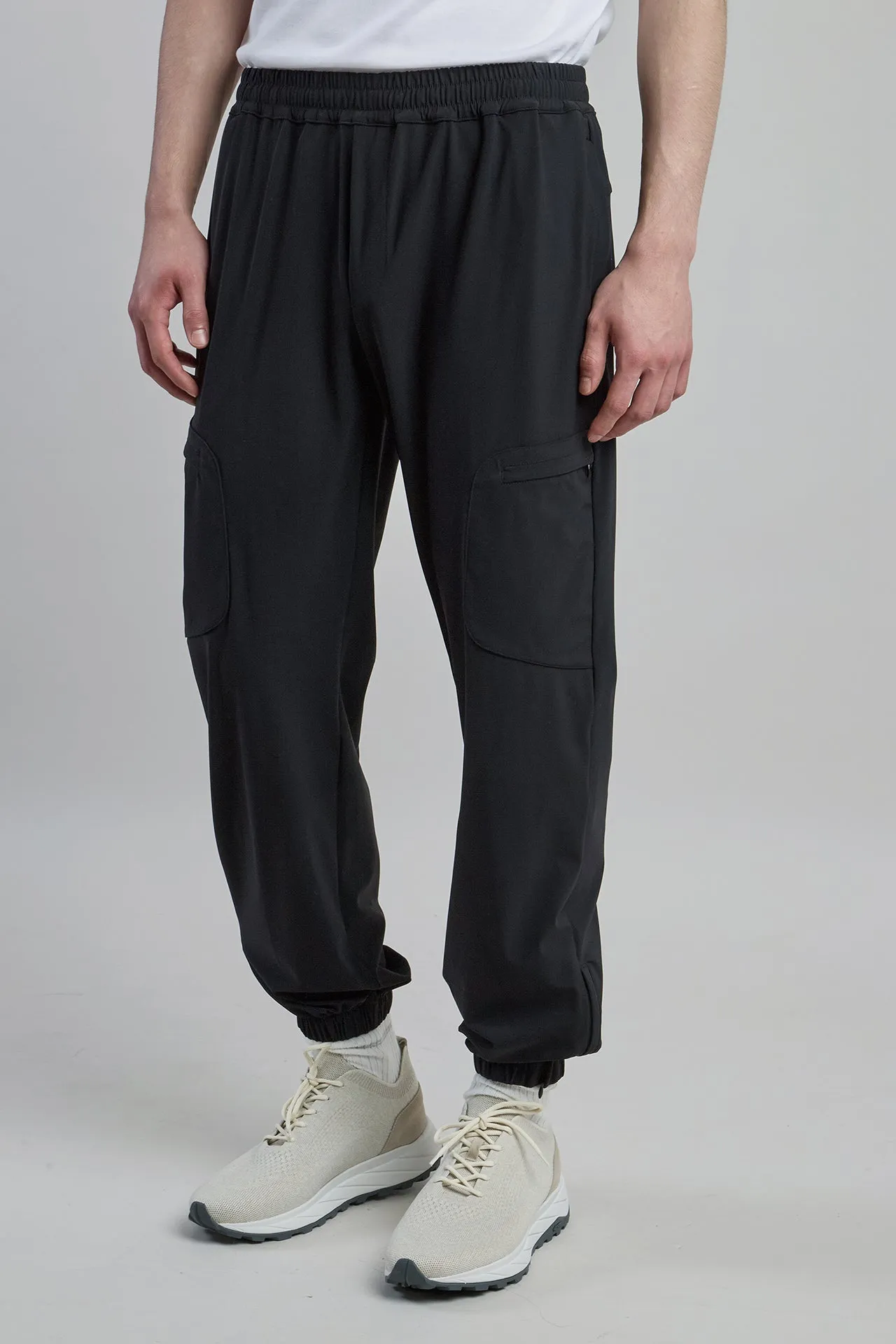 PLAIN POLYAMIDE ELASTANE TROUSERS sold by Eleventy product image thumbnail 2