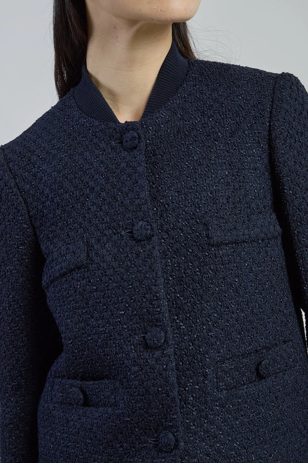 Giacca Monopetto in Lino Cotone e Seta Bouclé sold by Eleventy product image thumbnail 4