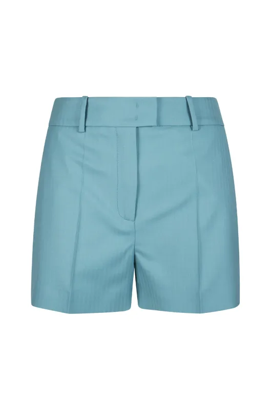 Women's Stretch Wool Travel Bermuda Shorts | Eleventy made by Eleventy