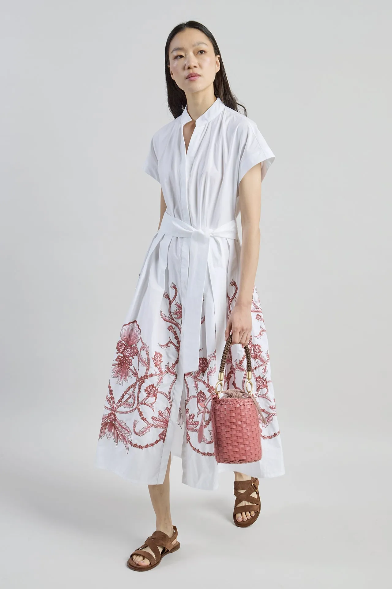 COTTON POPLIN DRESS WITH EMBROIDERY sold by Eleventy product image thumbnail 2