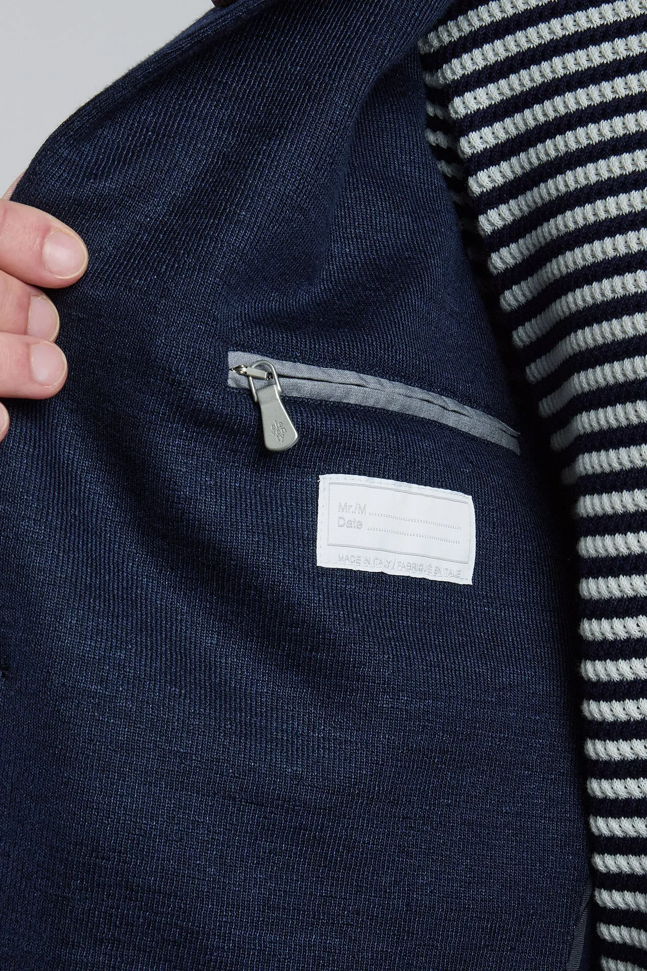 TENCEL COTTON LINEN SHIRT-JACKET sold by Eleventy product image thumbnail 4