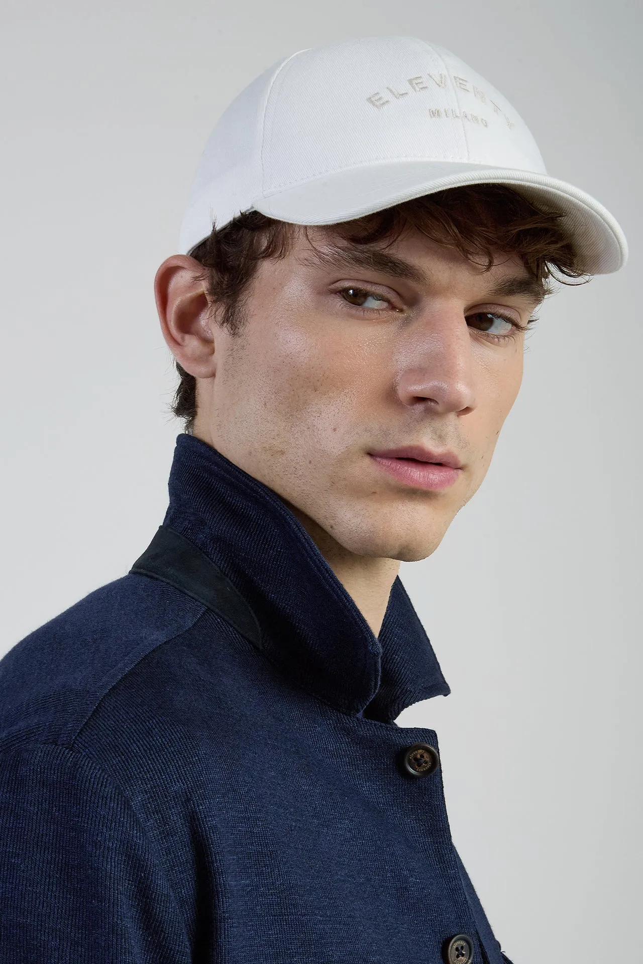 TENCEL COTTON LINEN SHIRT-JACKET sold by Eleventy product image thumbnail 5