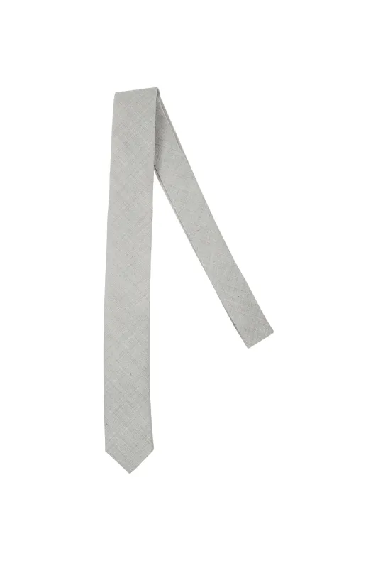 Men's Hand-Sewn Wool Cotton and Silk Blend Tie | Eleventy made by Eleventy