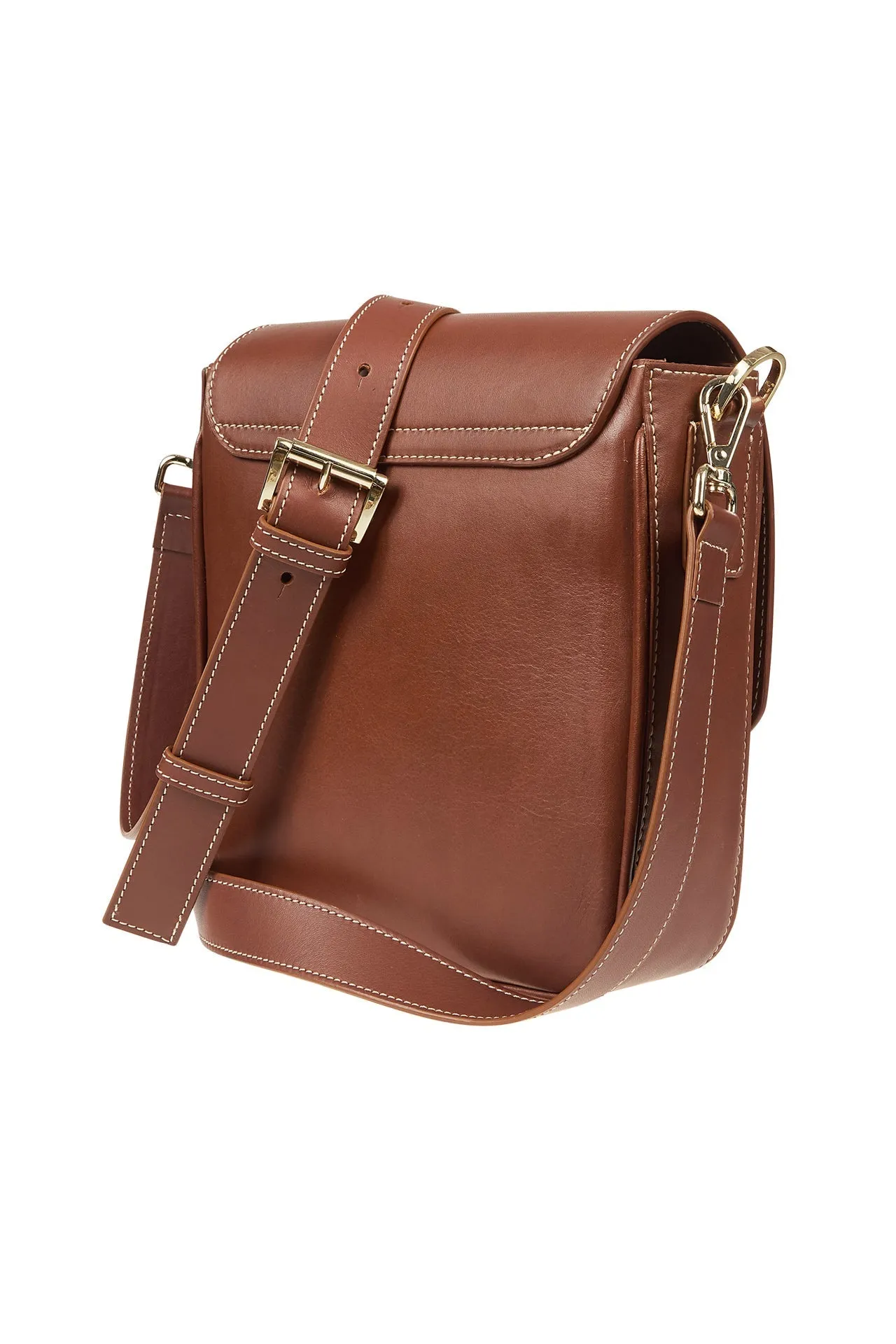 Men's Aniline Calfskin Leather Shoulder Bag | Eleventy sold by Eleventy product image thumbnail 2