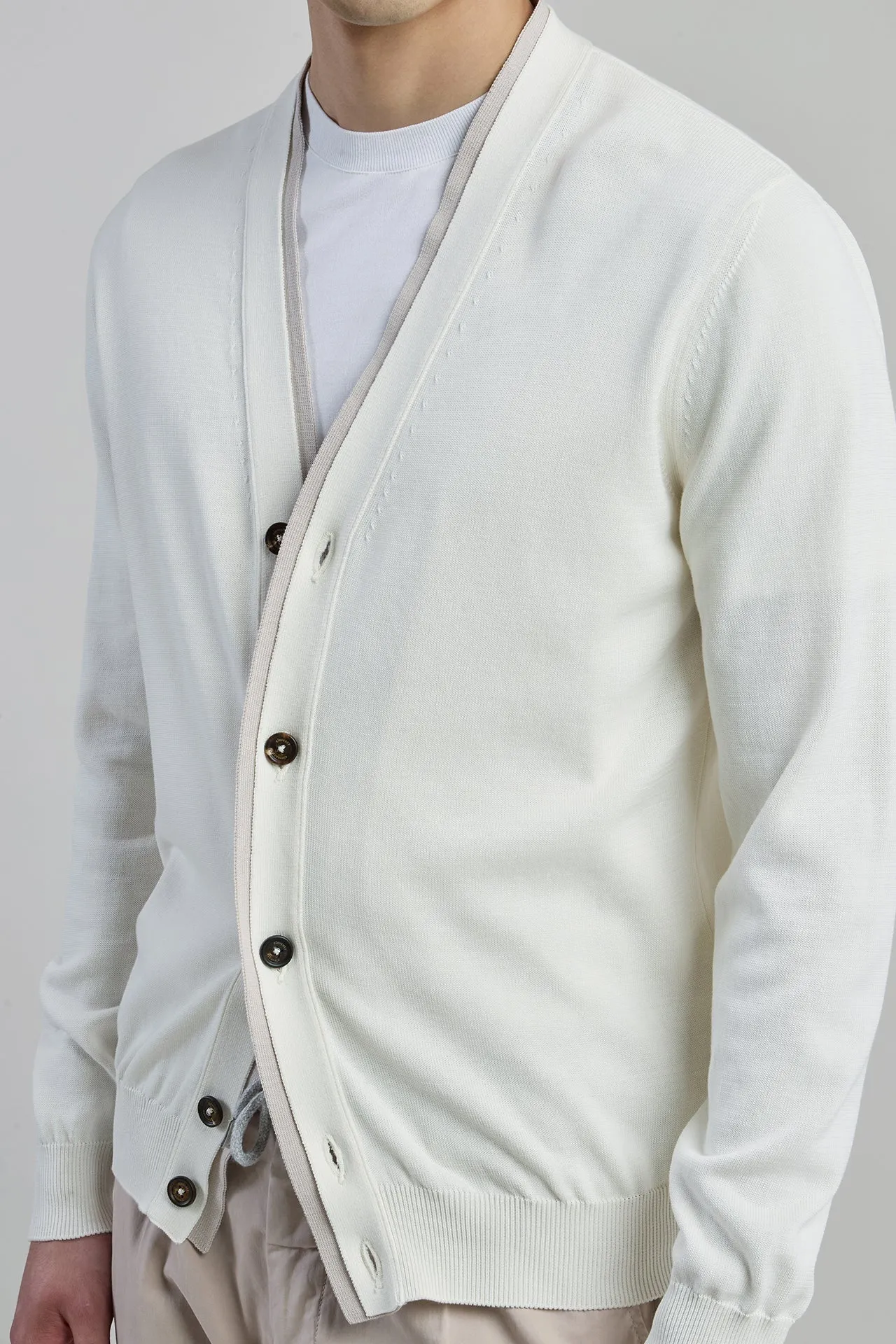 COTTON CARDIGAN sold by Eleventy product image thumbnail 4