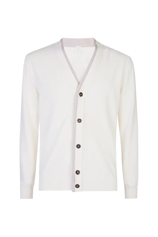 COTTON CARDIGAN sold by Eleventy