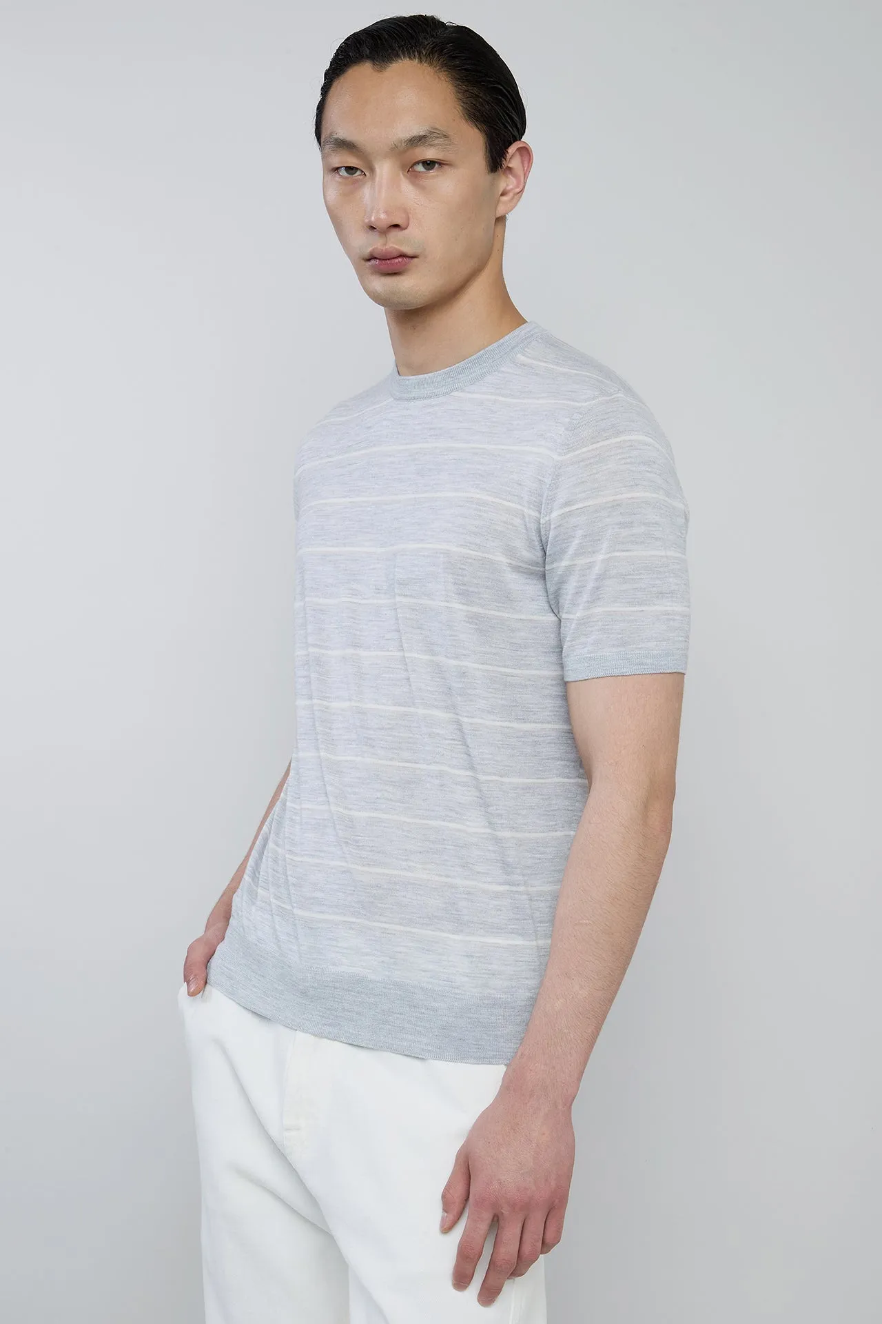 CREW NECK SWEATER 14 MICRON WOOL sold by Eleventy product image thumbnail 2