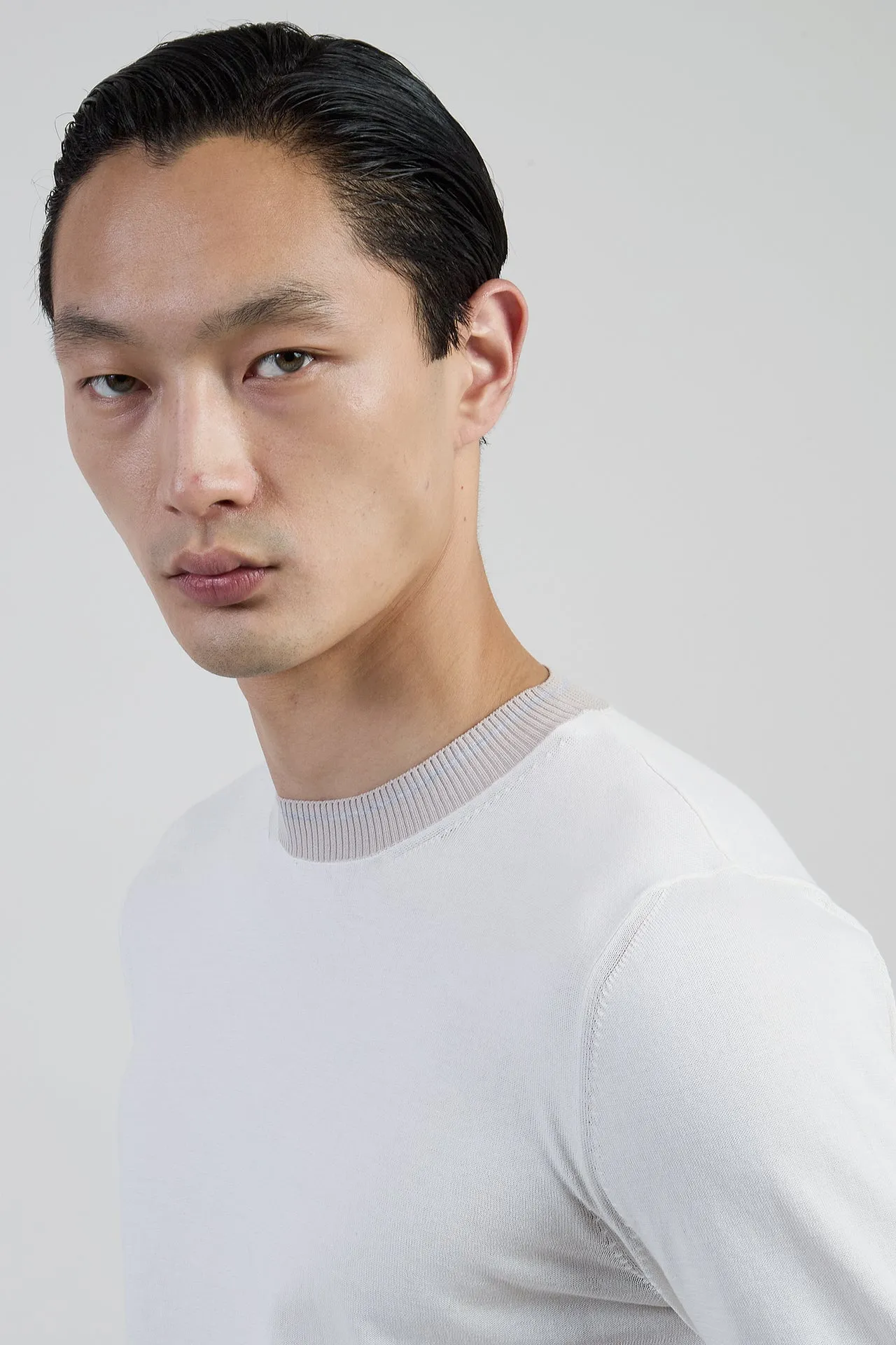 Men's Short Sleeve Cotton Crew Neck Sweater | Eleventy sold by Eleventy product image thumbnail 4