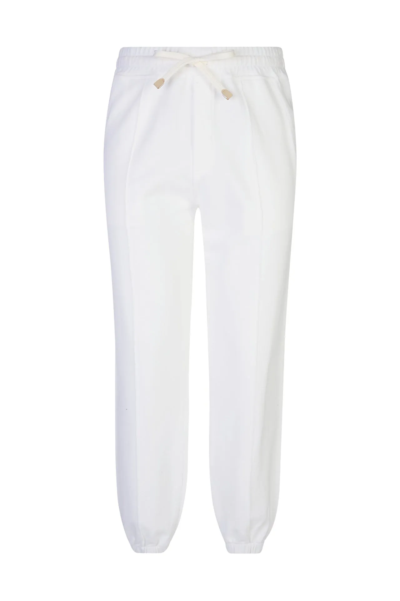Men's Garment-Dyed Cotton Jersey Trousers with Pleats | Eleventy sold by Eleventy
