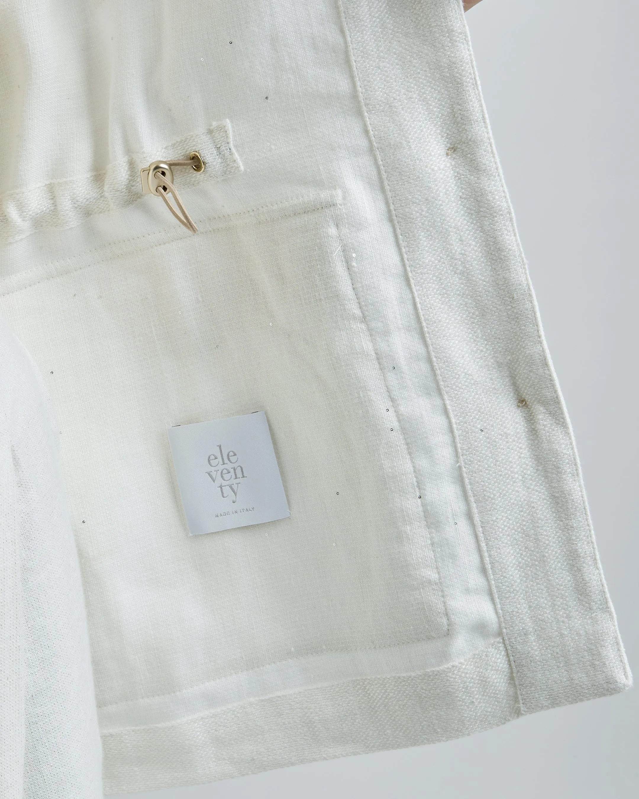 Women's Hemp and Linen Safari Jacket with Pockets | Eleventy sold by Eleventy product image thumbnail 4
