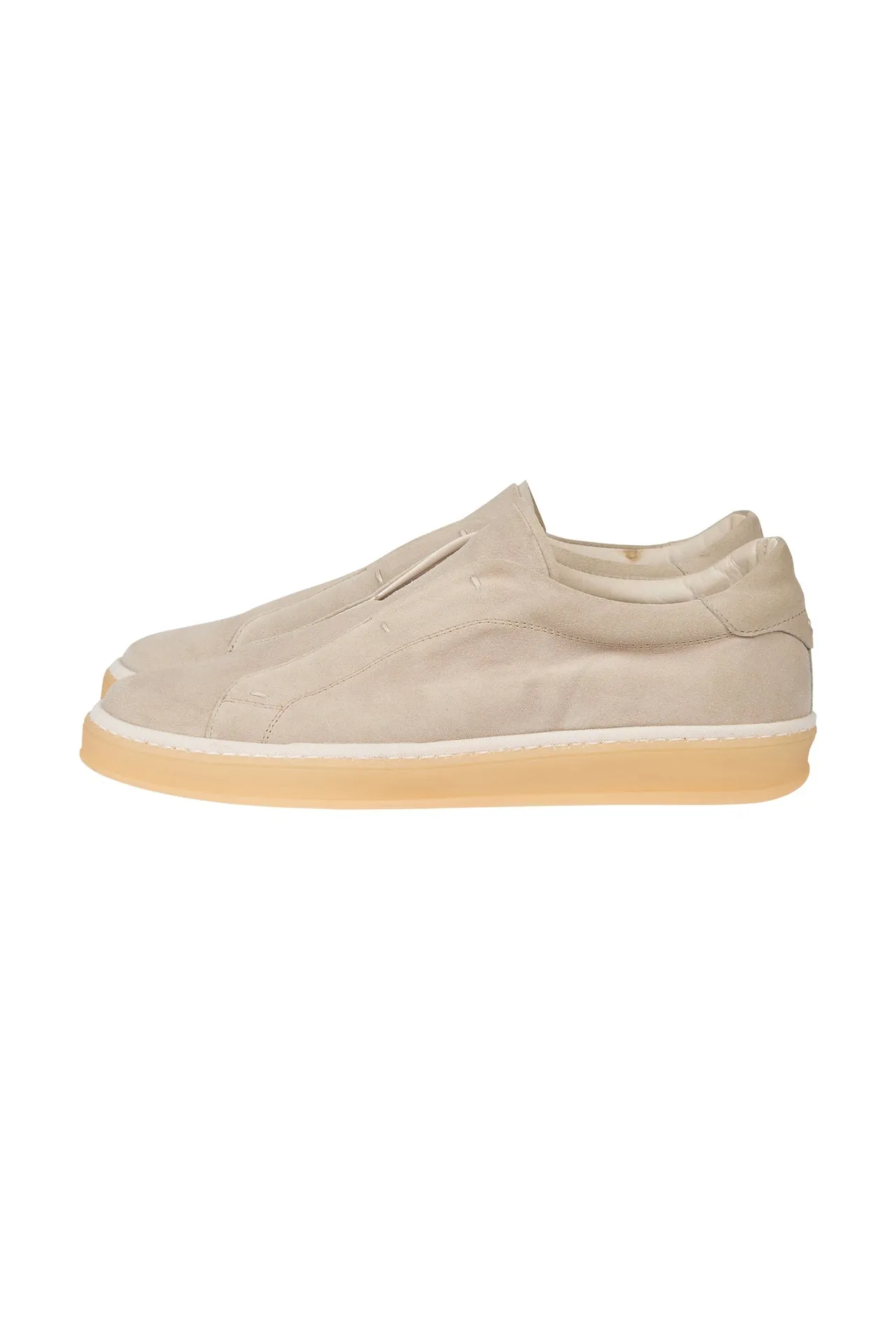 Men's Suede Calfskin Sneakers with Invisible Lacing | Eleventy sold by Eleventy product image thumbnail 2