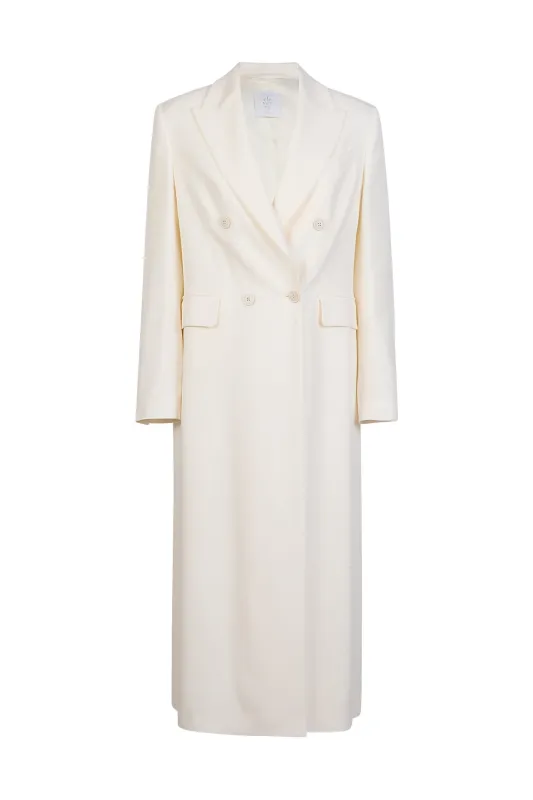 Women's Linen Wool Silk Duster Coat Ermenegildo Zegna | Eleventy made by Eleventy