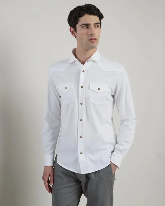 CAMICIA COTONE JERSEY made by Eleventy
