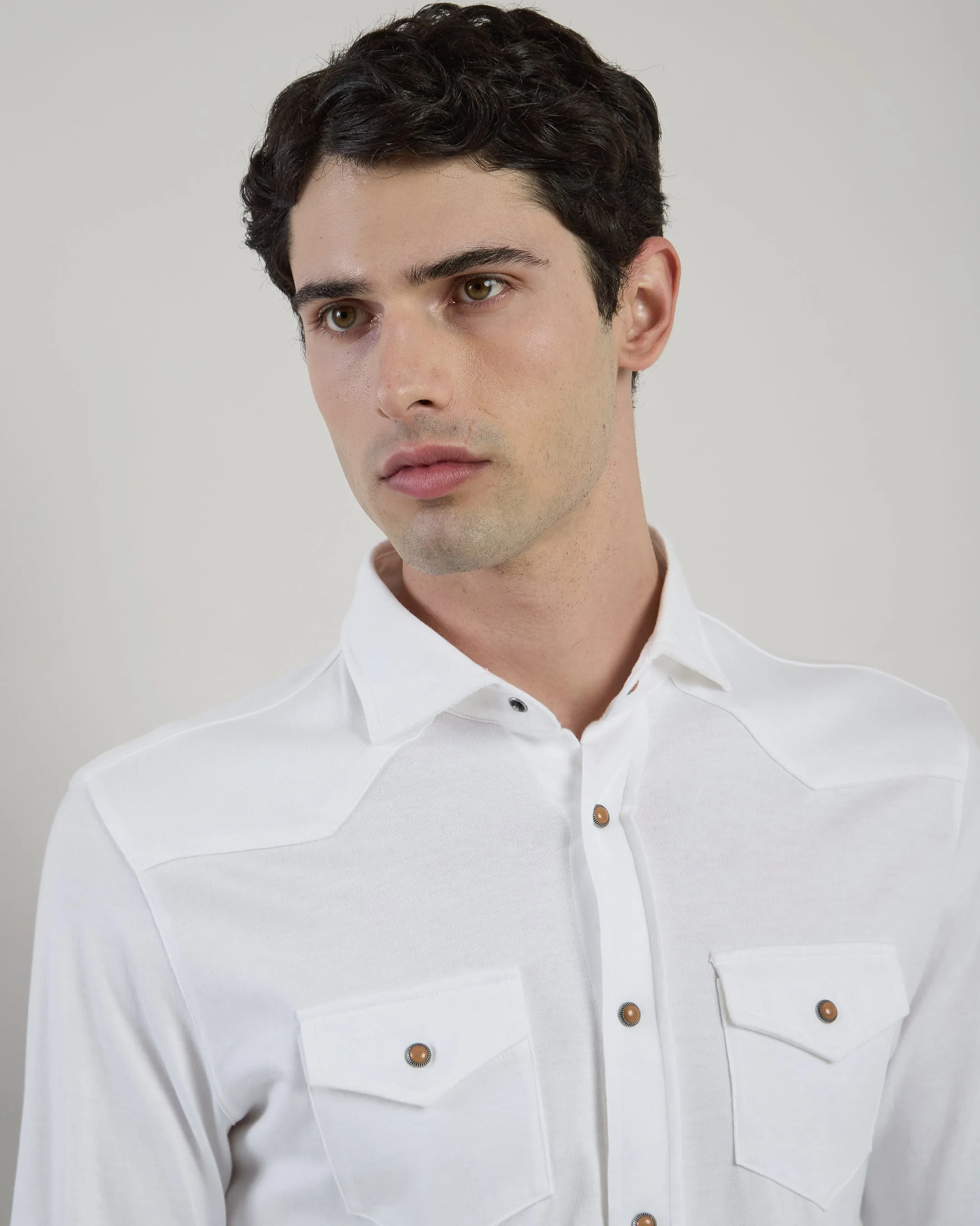 CAMICIA COTONE JERSEY sold by Eleventy product image thumbnail 3