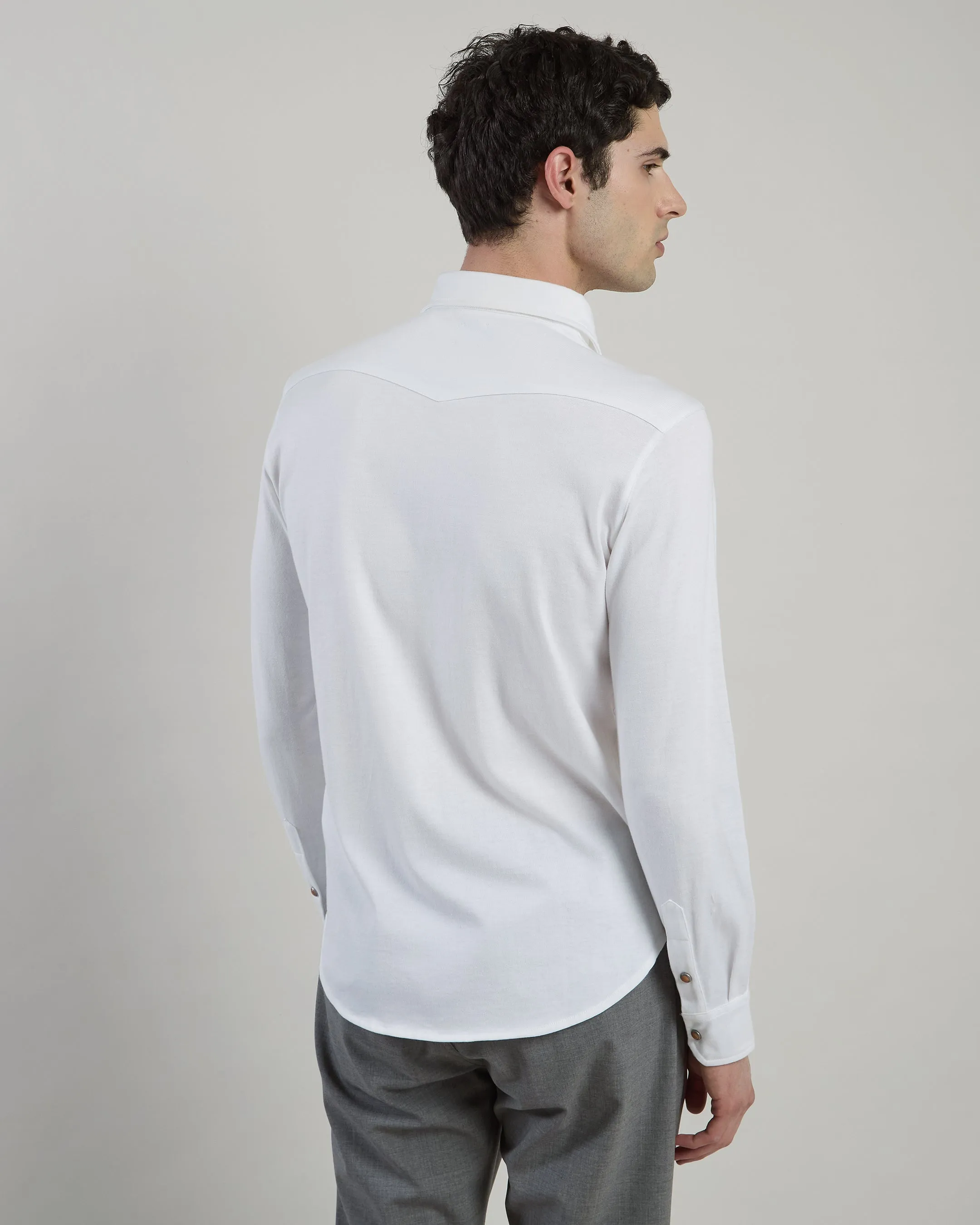 CAMICIA COTONE JERSEY sold by Eleventy product image thumbnail 2