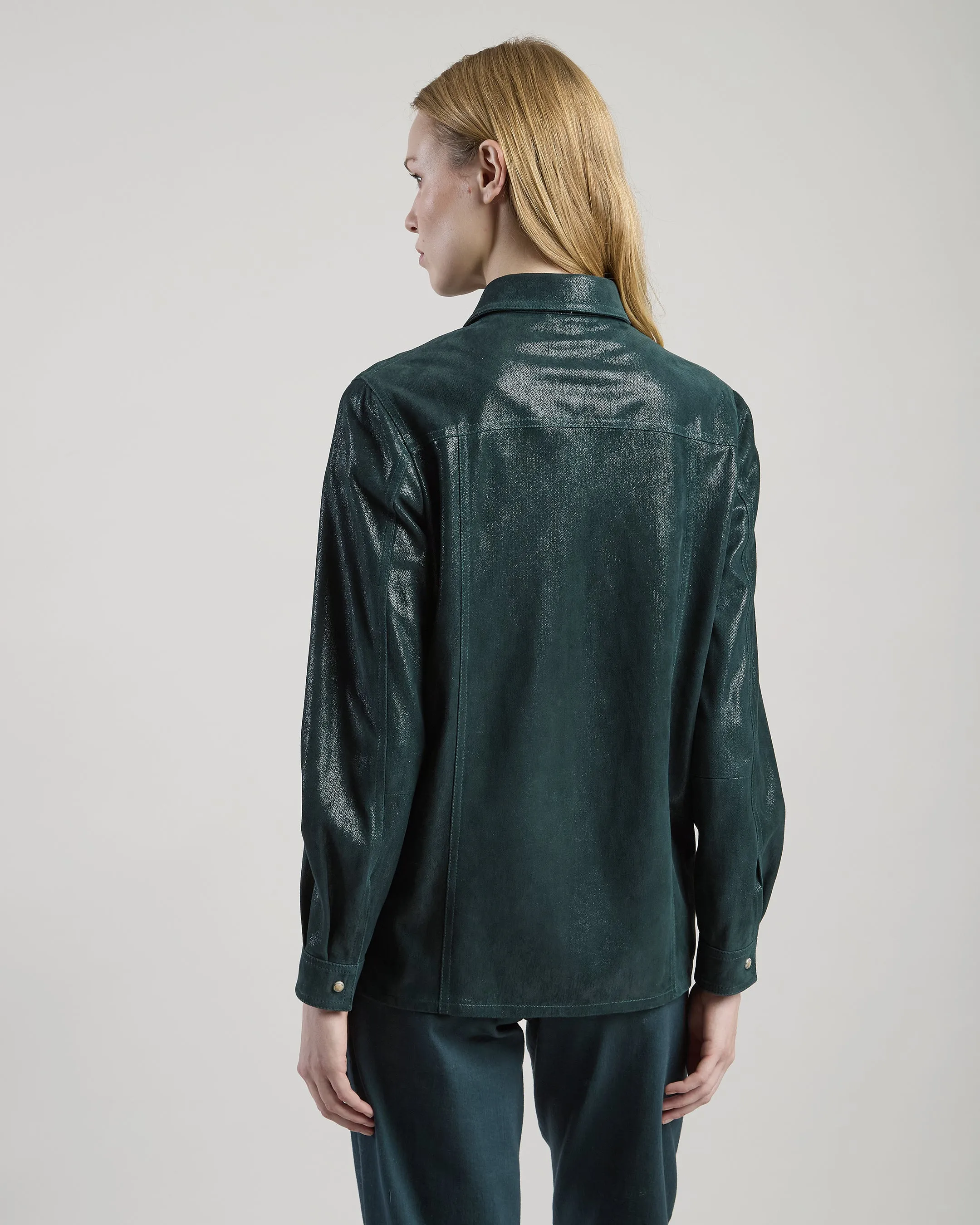 CAMICIA TEXAS IN PELLE SUEDE STAMPATO sold by Eleventy product image thumbnail 2