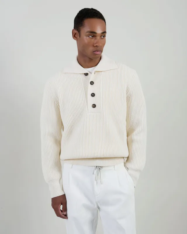 POLO IN MAGLIA LANA made by Eleventy