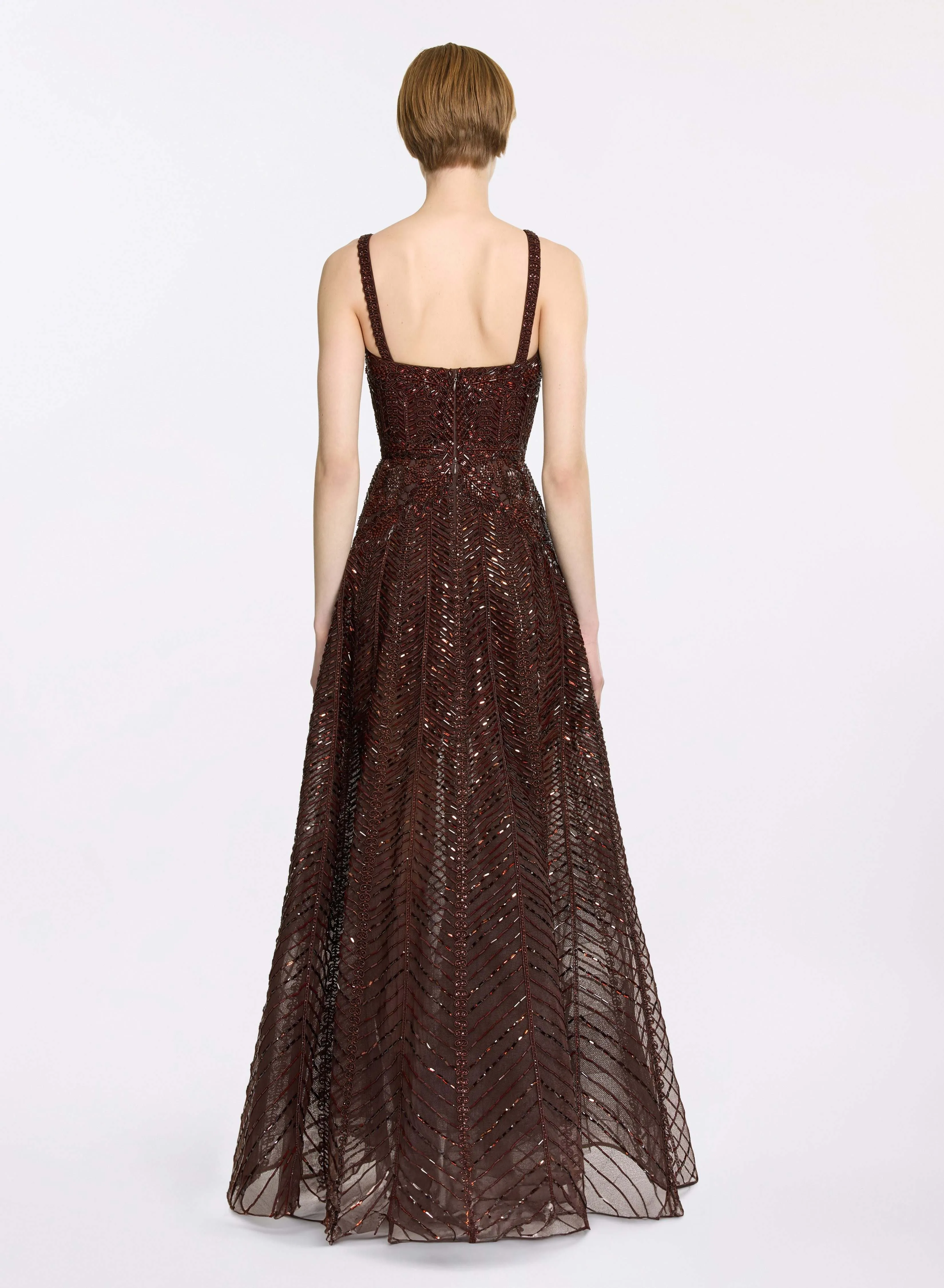 Bead Embroidered Long Dress sold by Elie Saab product image thumbnail 2