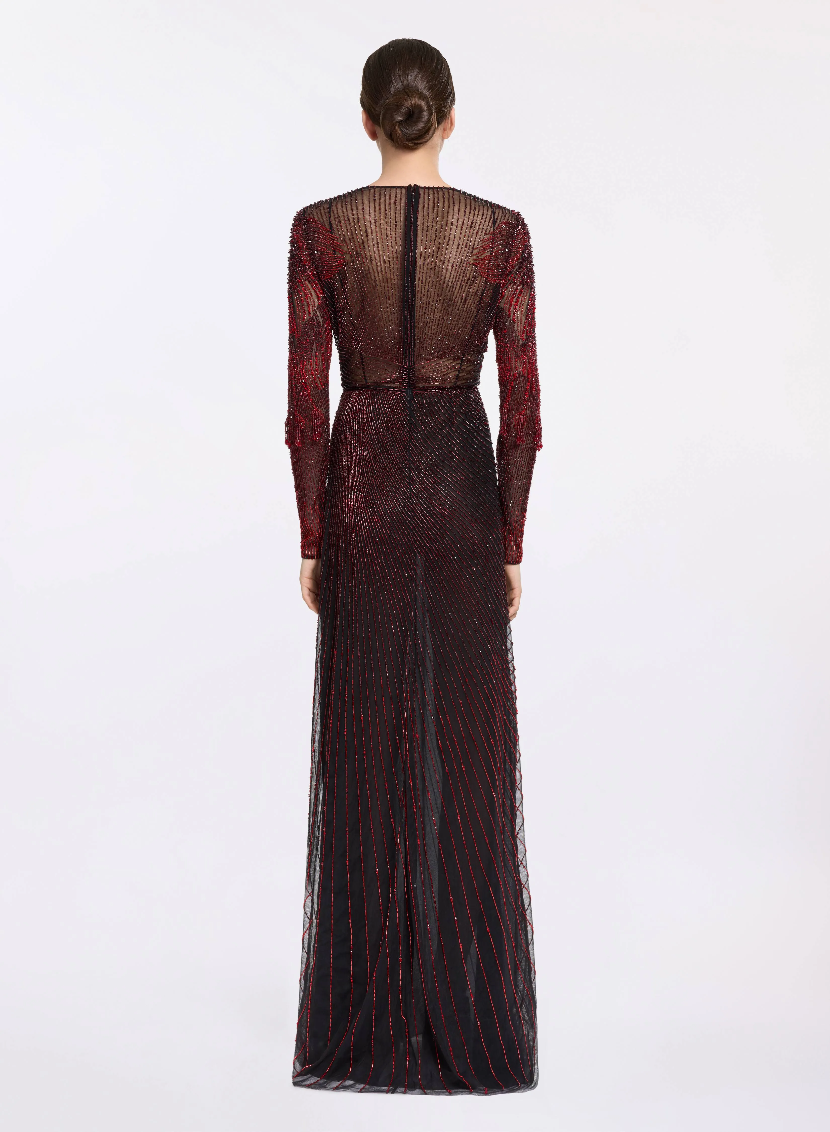 Bead Embroidered Long Dress sold by Elie Saab product image thumbnail 2