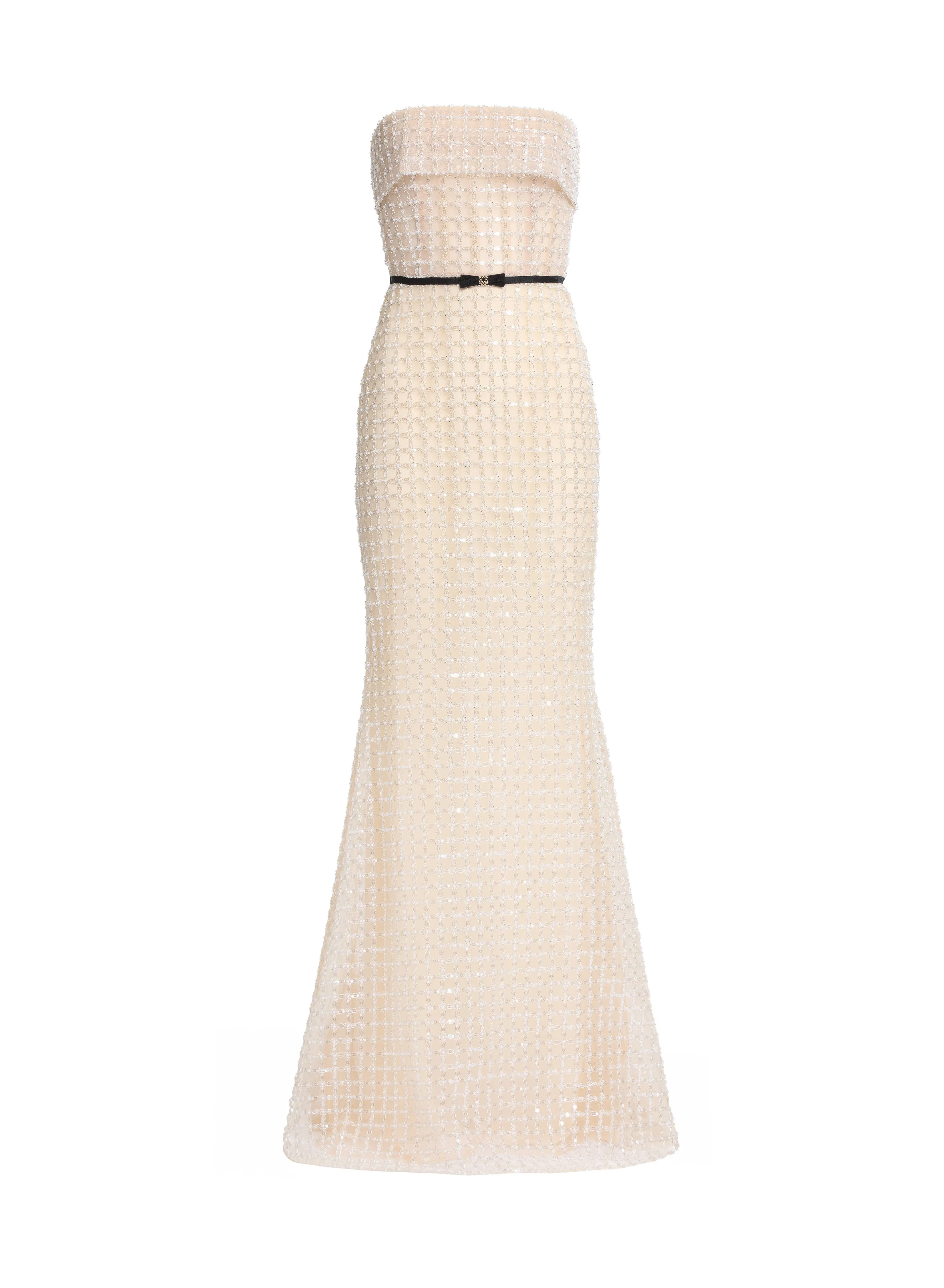 Strapless Pearl Long Dress sold by Elie Saab product image thumbnail 4