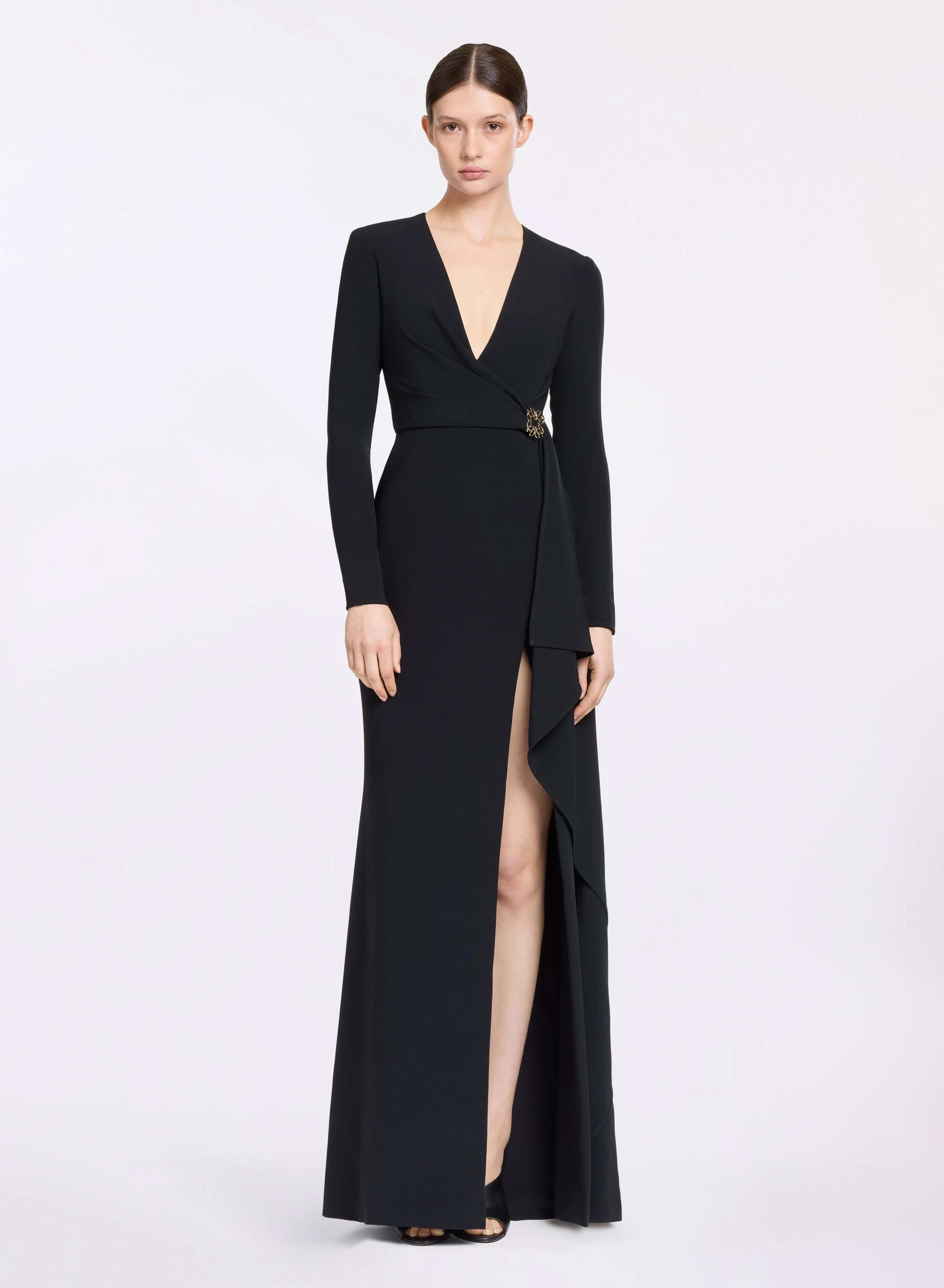 V-Neck Cady Dress sold by Elie Saab