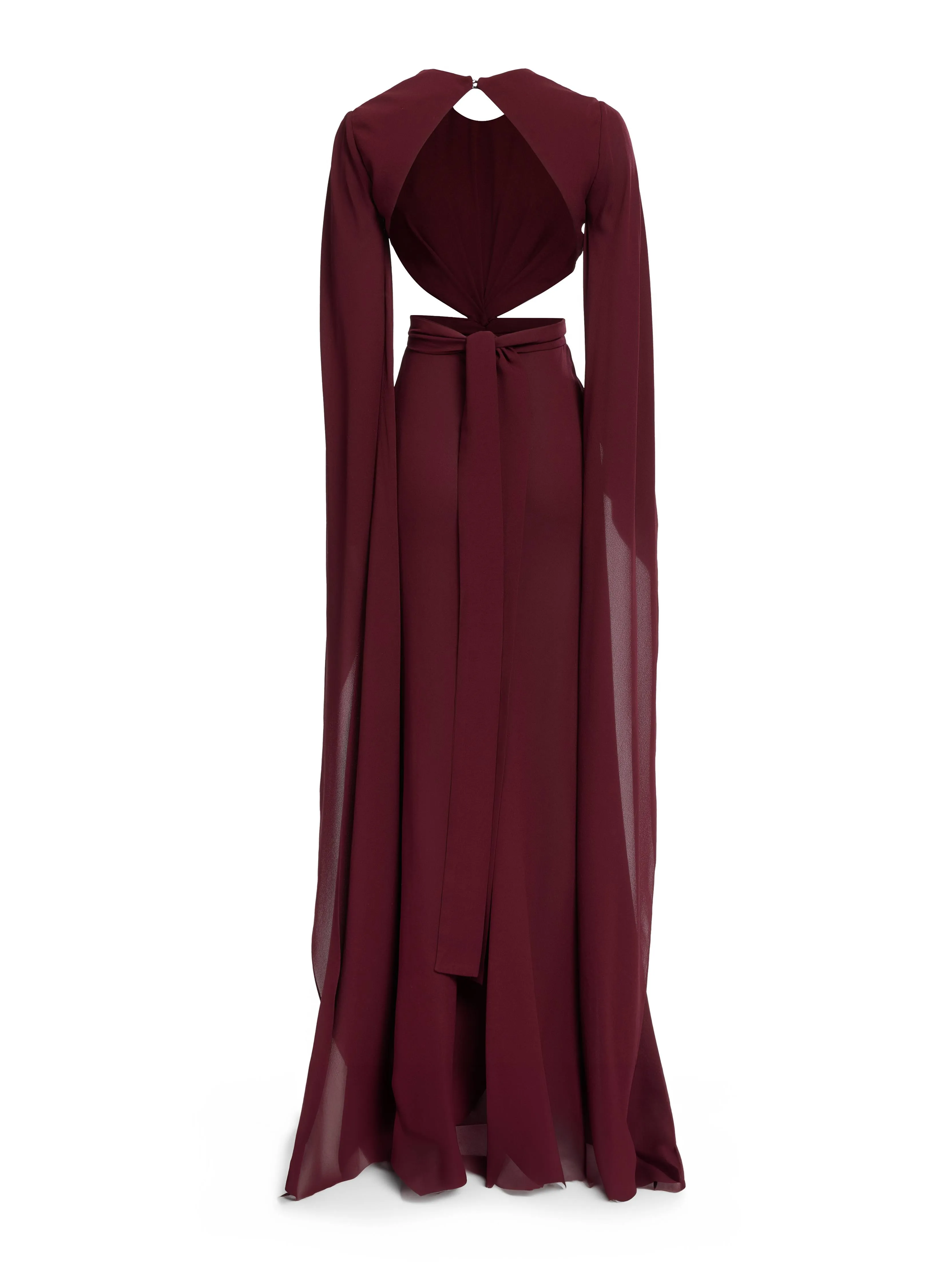 Wineberry Silk Long Dress sold by Elie Saab product image thumbnail 5